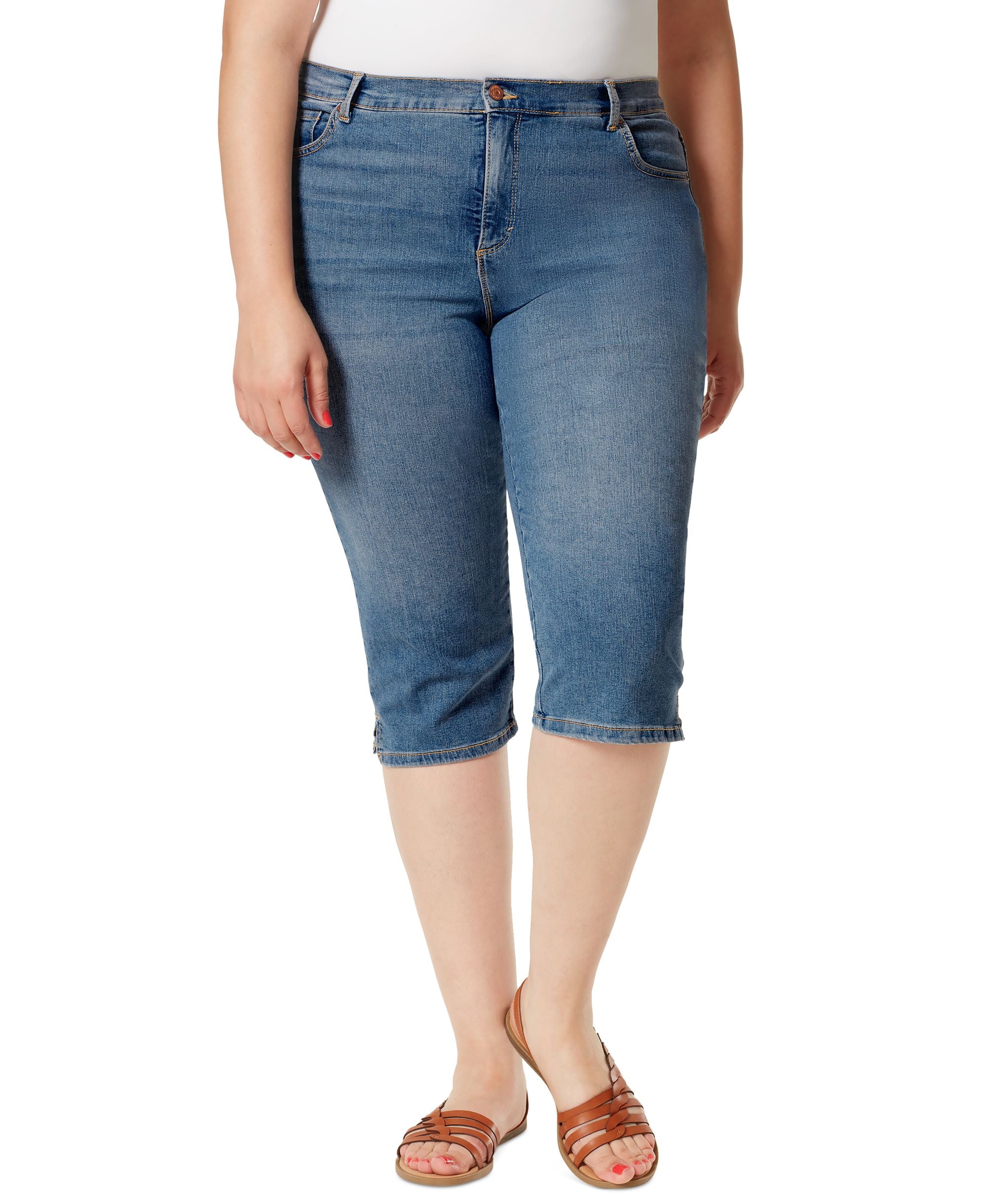 Plus Size Amanda Capri Pants