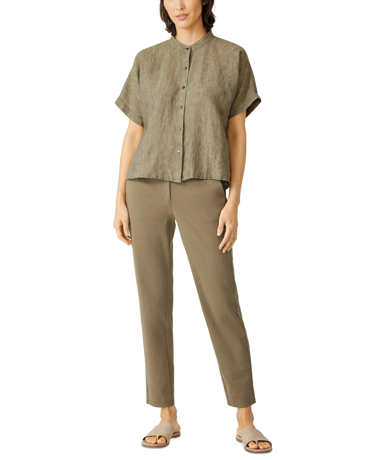 Eileen Fisher Organic Slim Leg Pants
