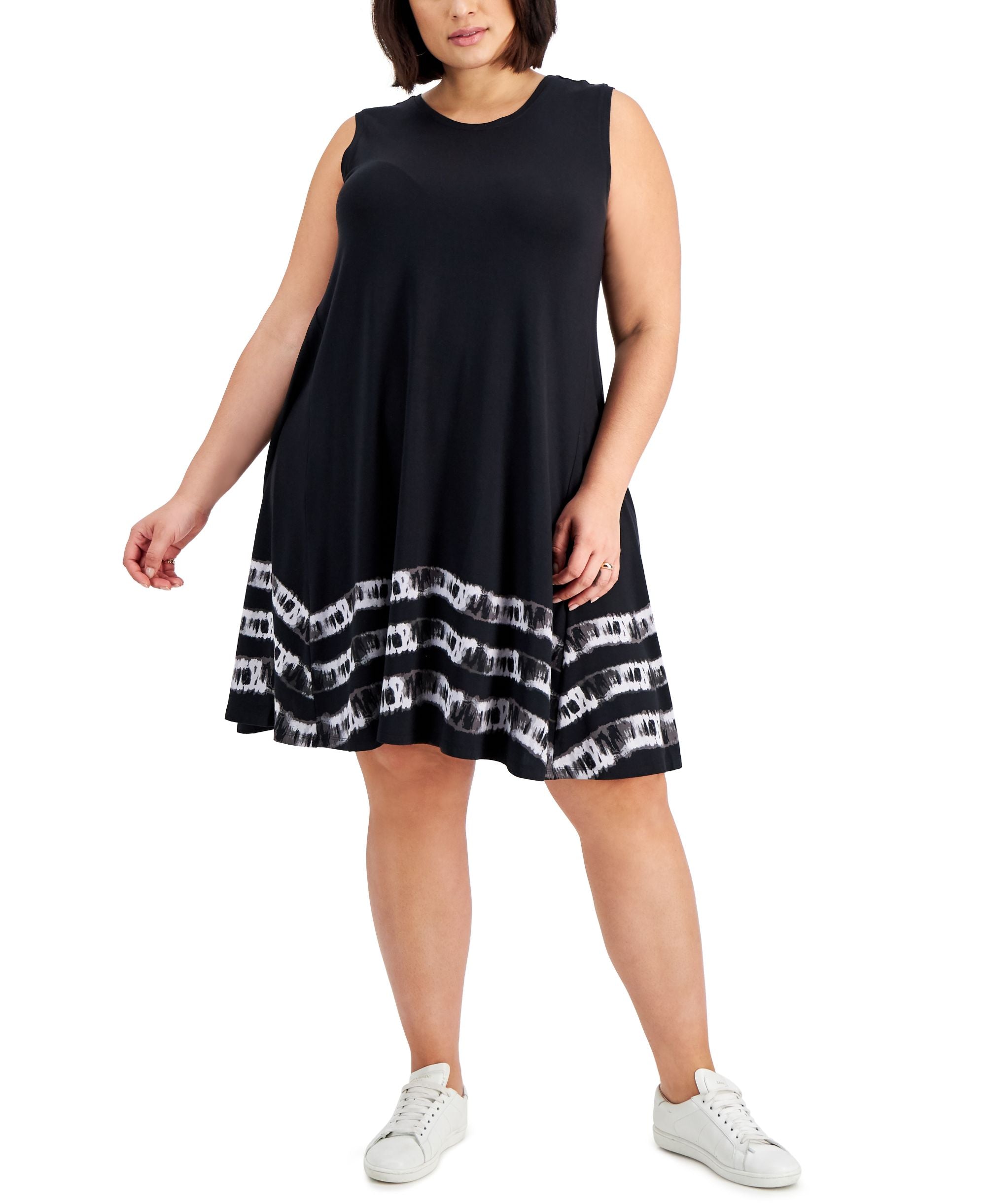 Style & Co Plus Size Printed Flip Flop Dress
