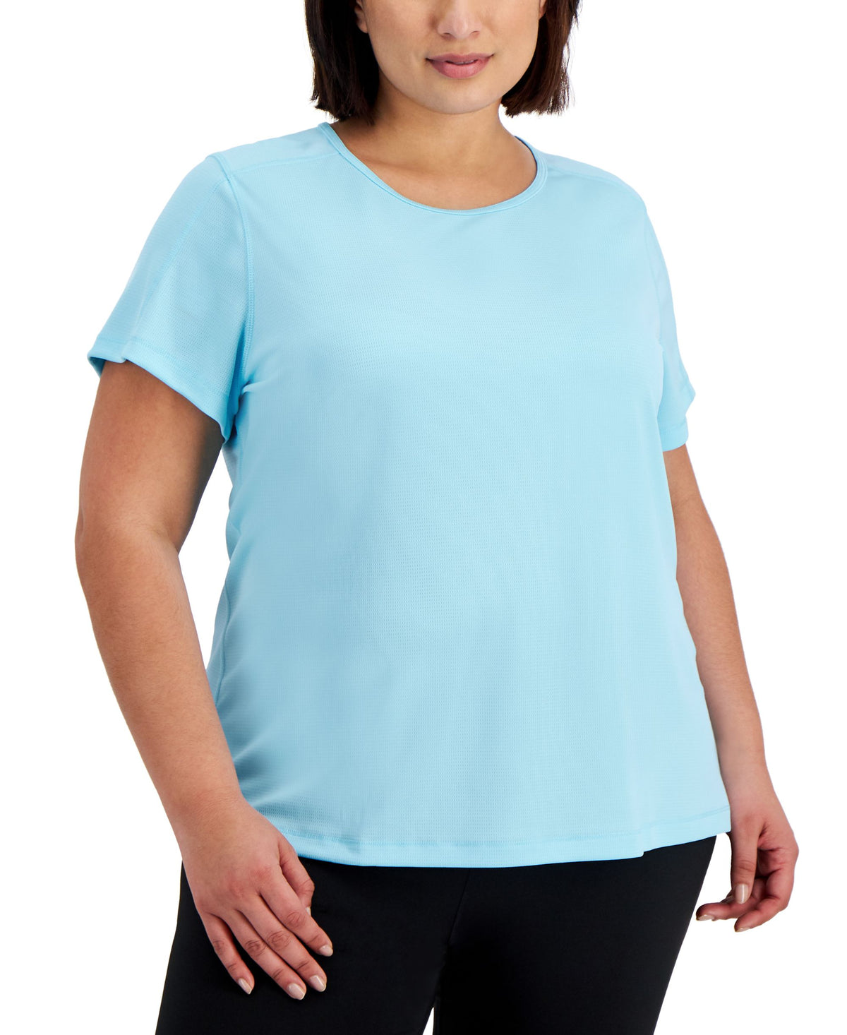 ID Ideology Plus Size Birdseye Mesh T-Shirt