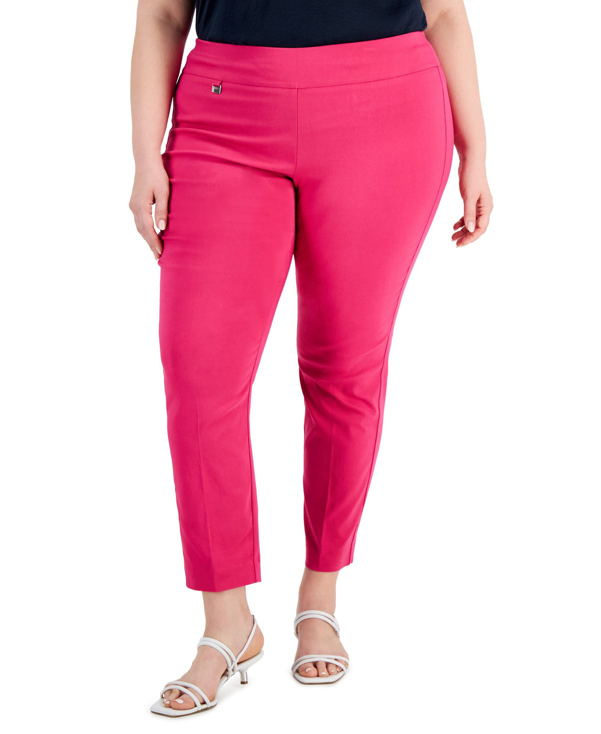 Alfani Plus Size Tummy Control Pull On Skinny Pants
