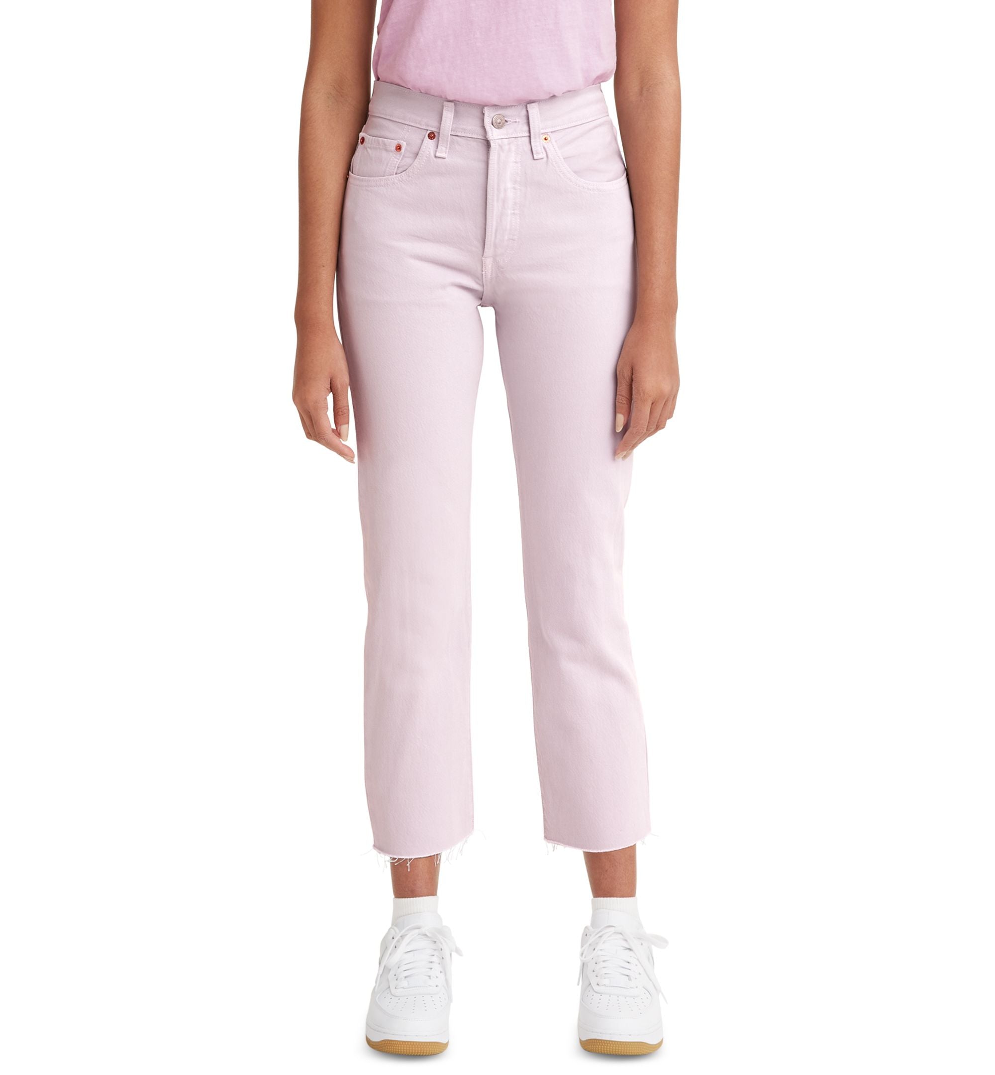 501� Cropped Straight-Leg High Rise Jeans