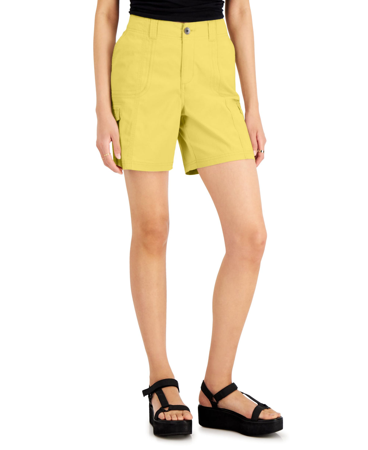 Women's Comfort-Waist Cargo Shorts