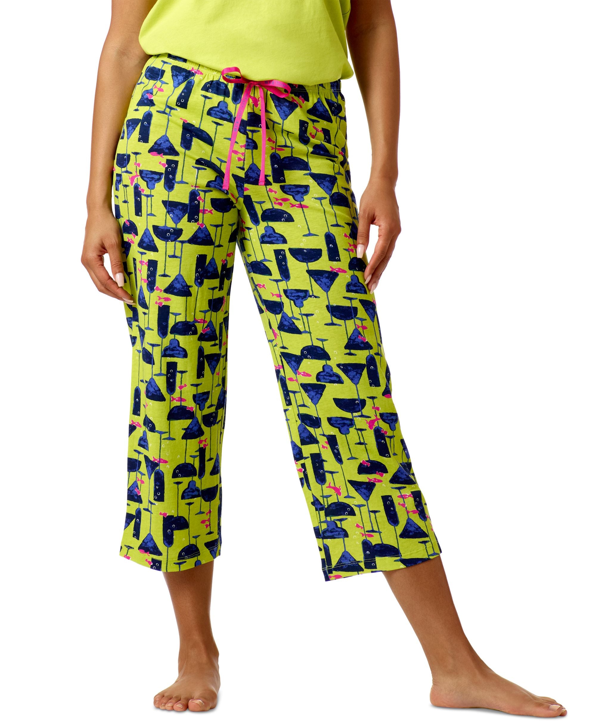 Hue Womens Printed Pajama Pants