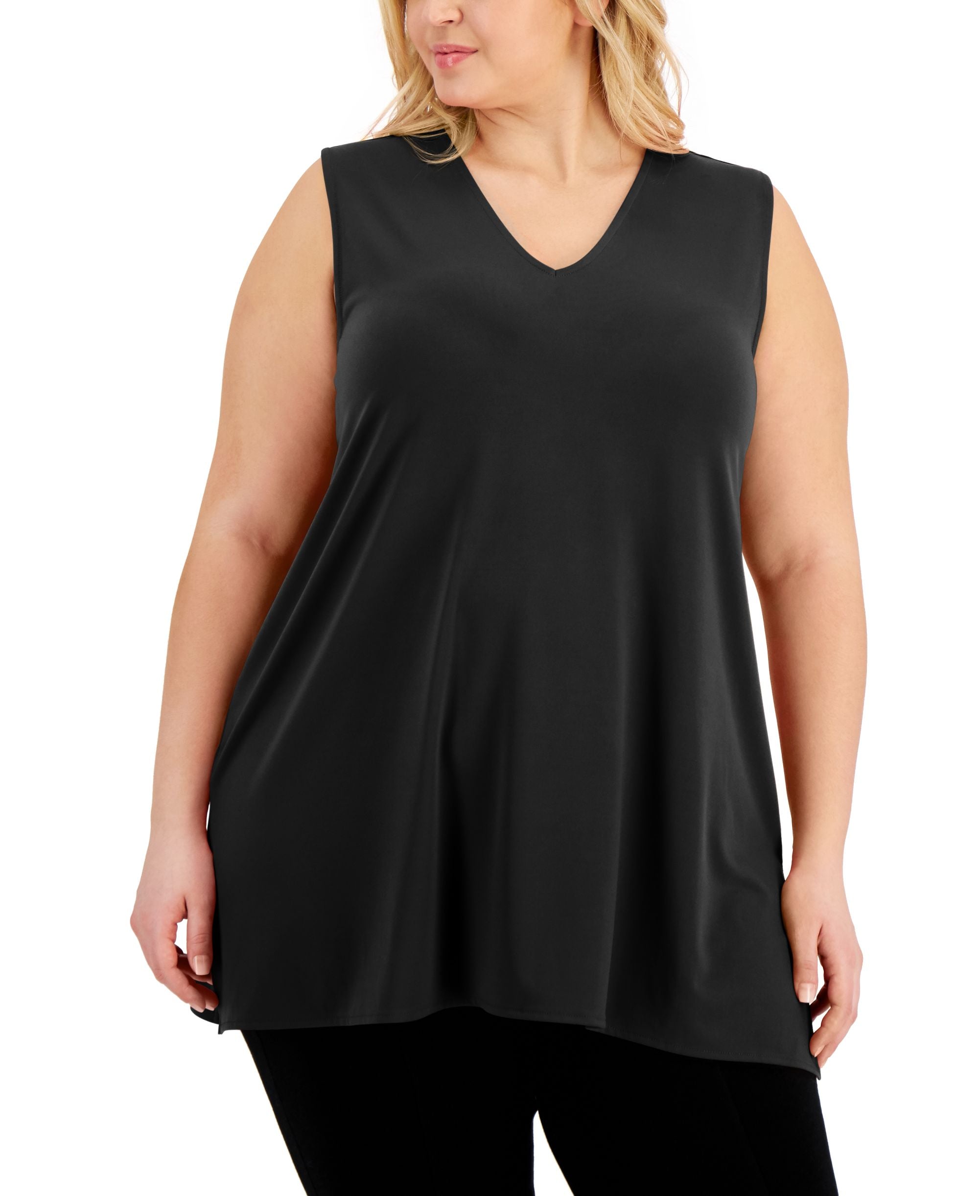 Alfani Plus Size V Neck Tunic