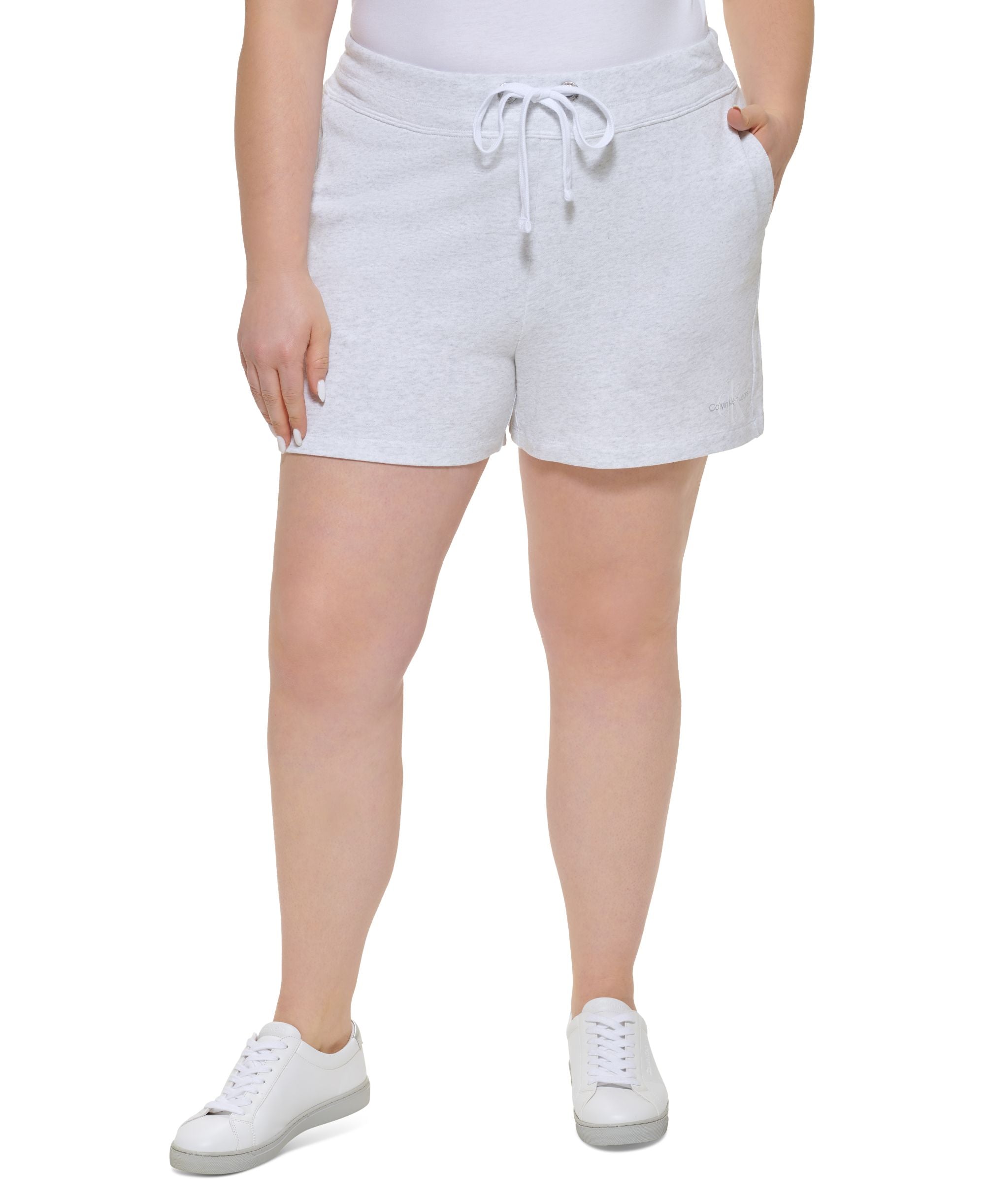 Calvin Klein Jeans Trendy Plus Size Monogram Logo Shorts