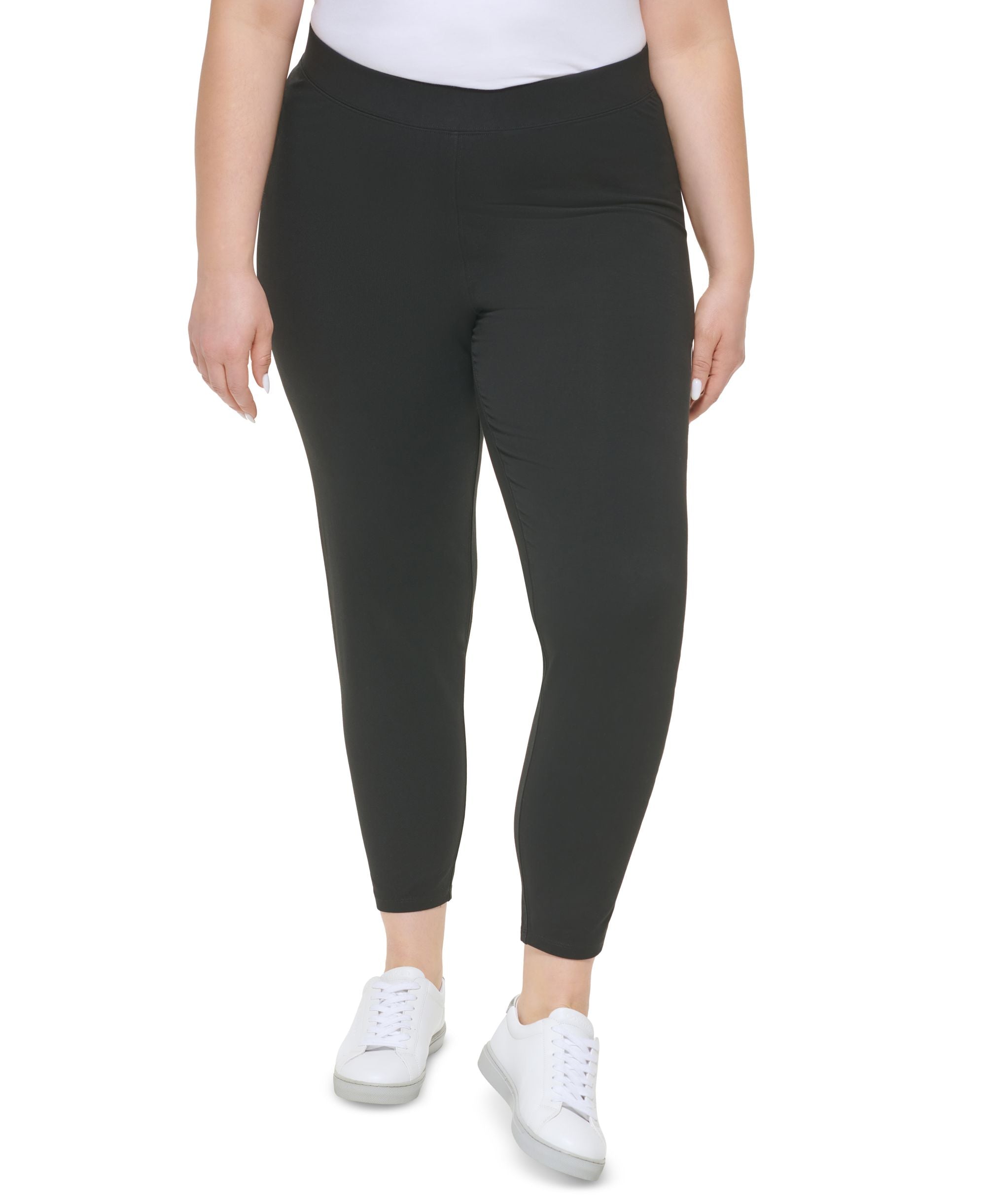 Calvin Klein Jeans Trendy Plus Size High Waist Logo Leggings