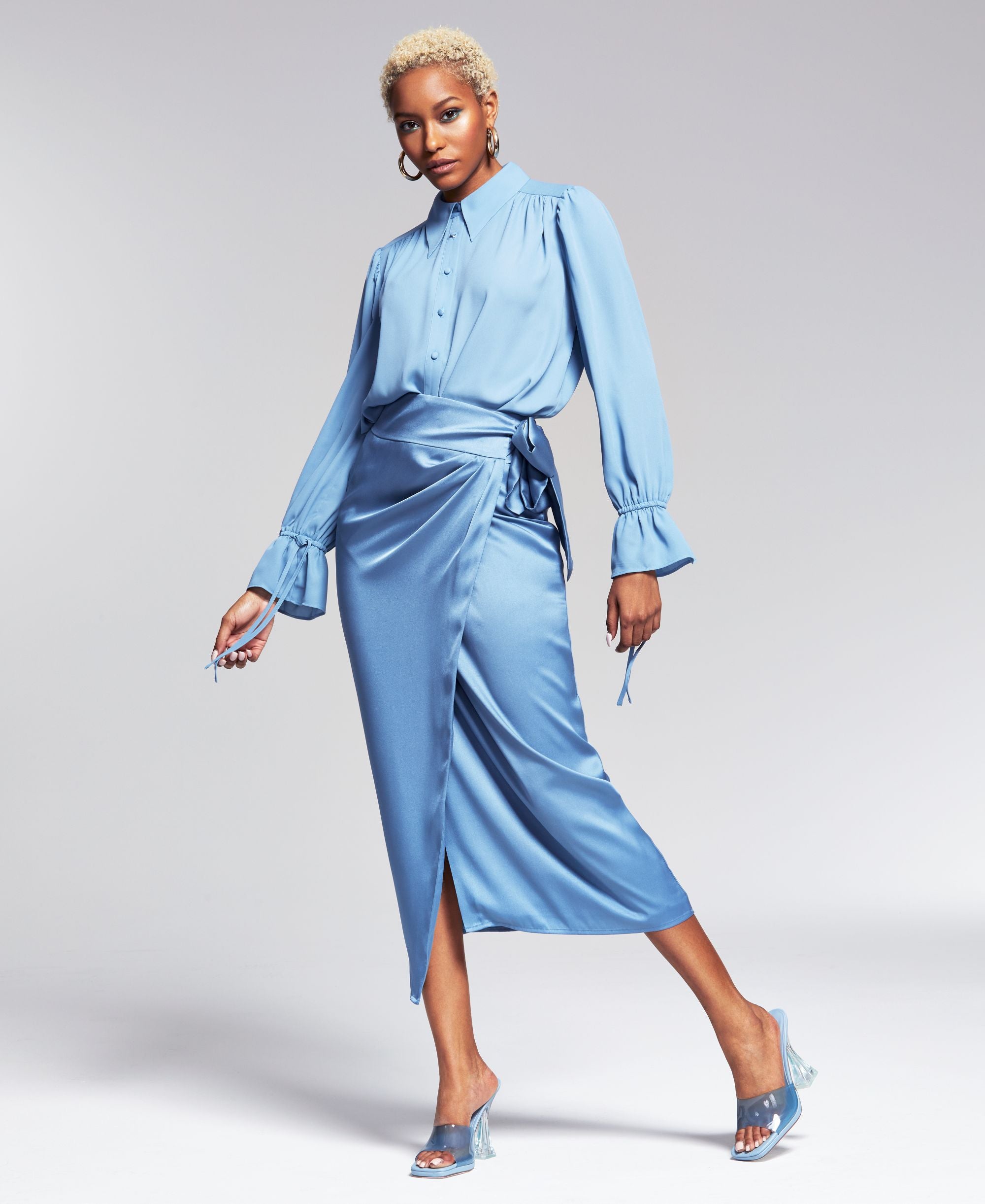 Ade Samuel For Inc Button Up Blouse