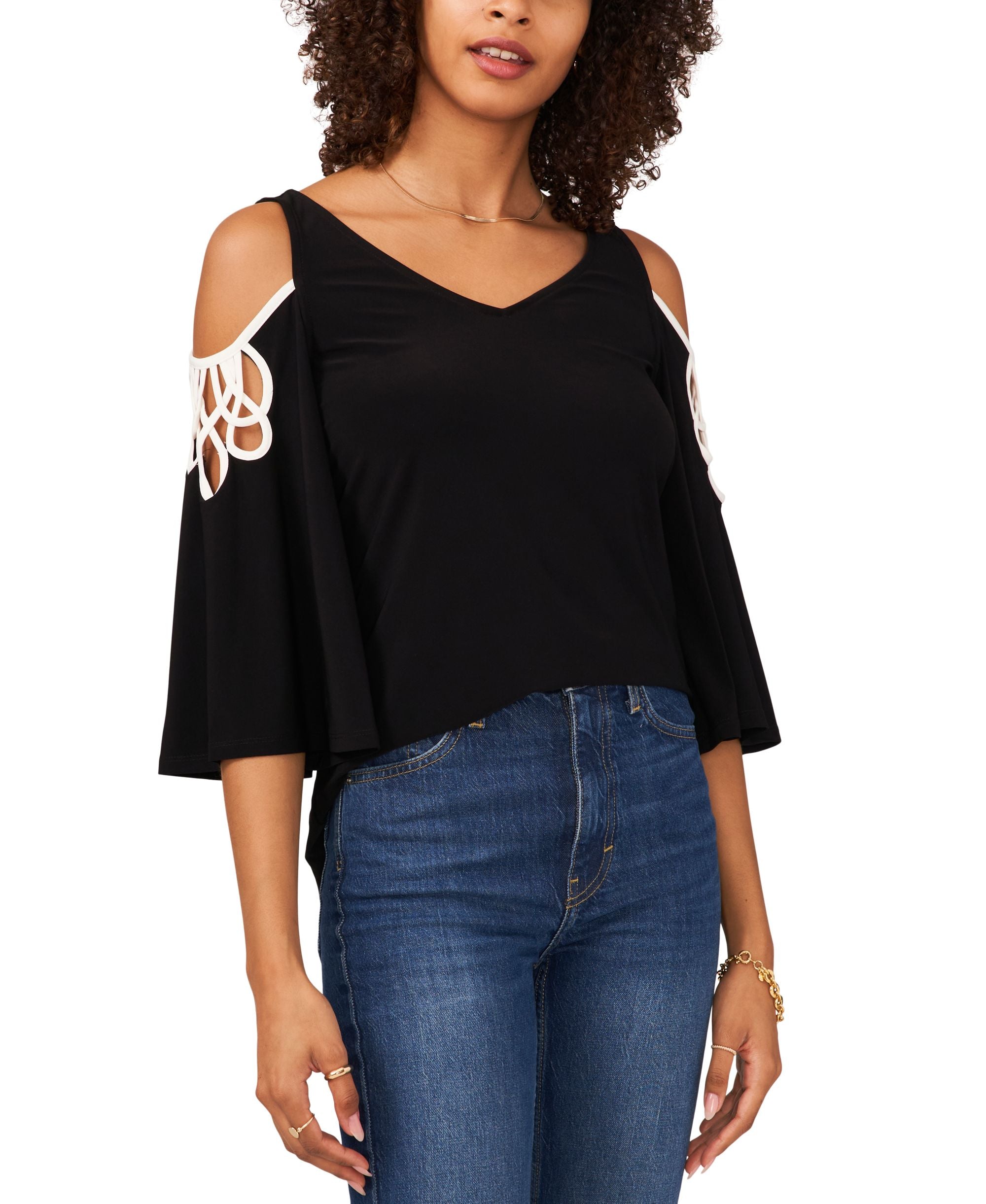 Vince Camuto Cold Shoulder Top