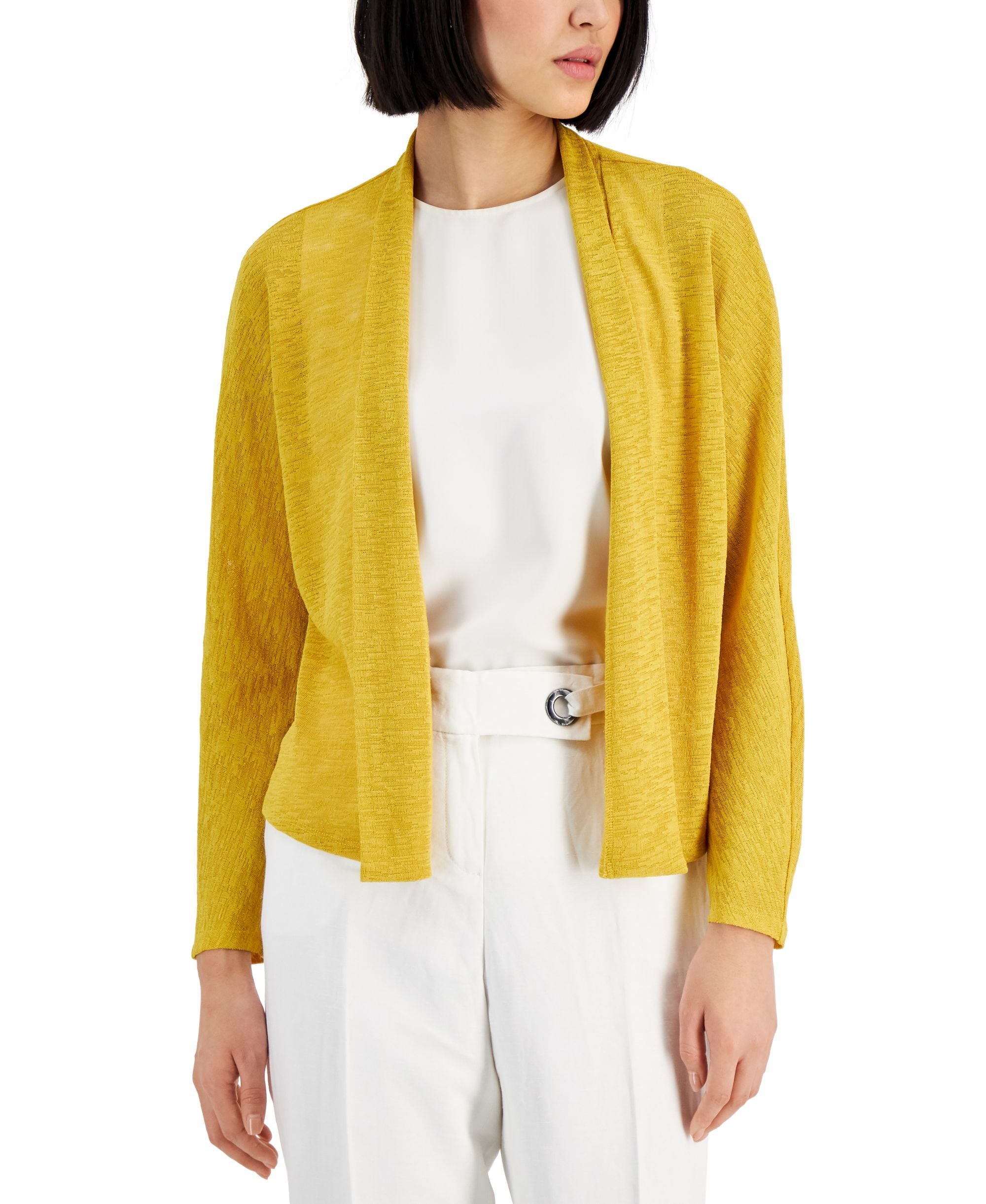 Kasper Womens Open Front Cardigan