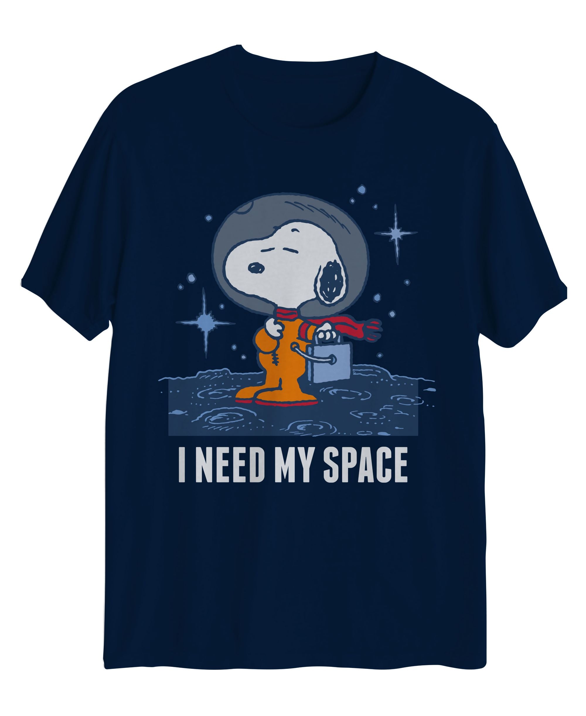 Big Boys Peanuts Intelligent Life Short Sleeves Graphic T-Shirt