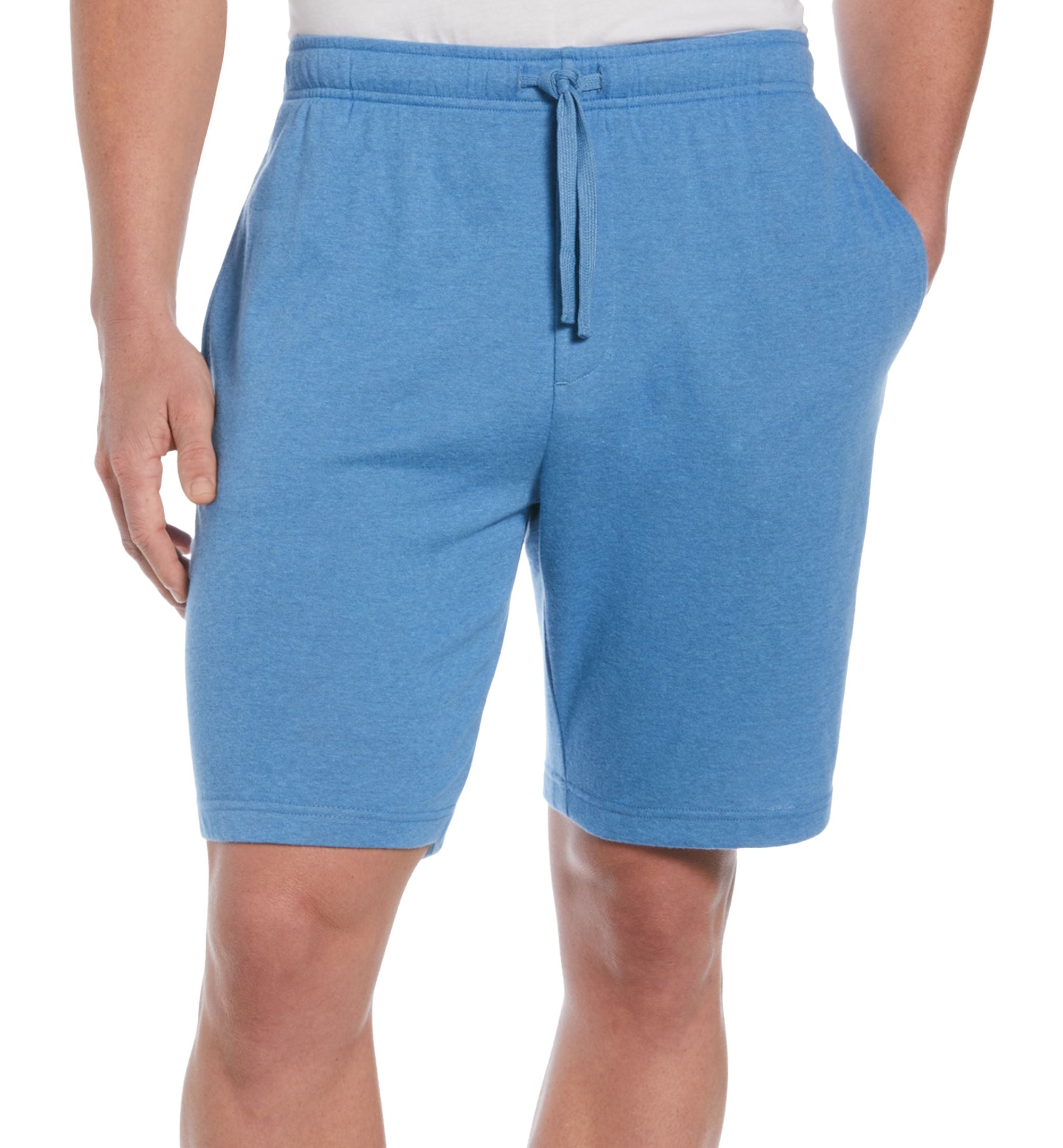 Cubavera Mens Solid Double Knit 9 Drawstring Shorts