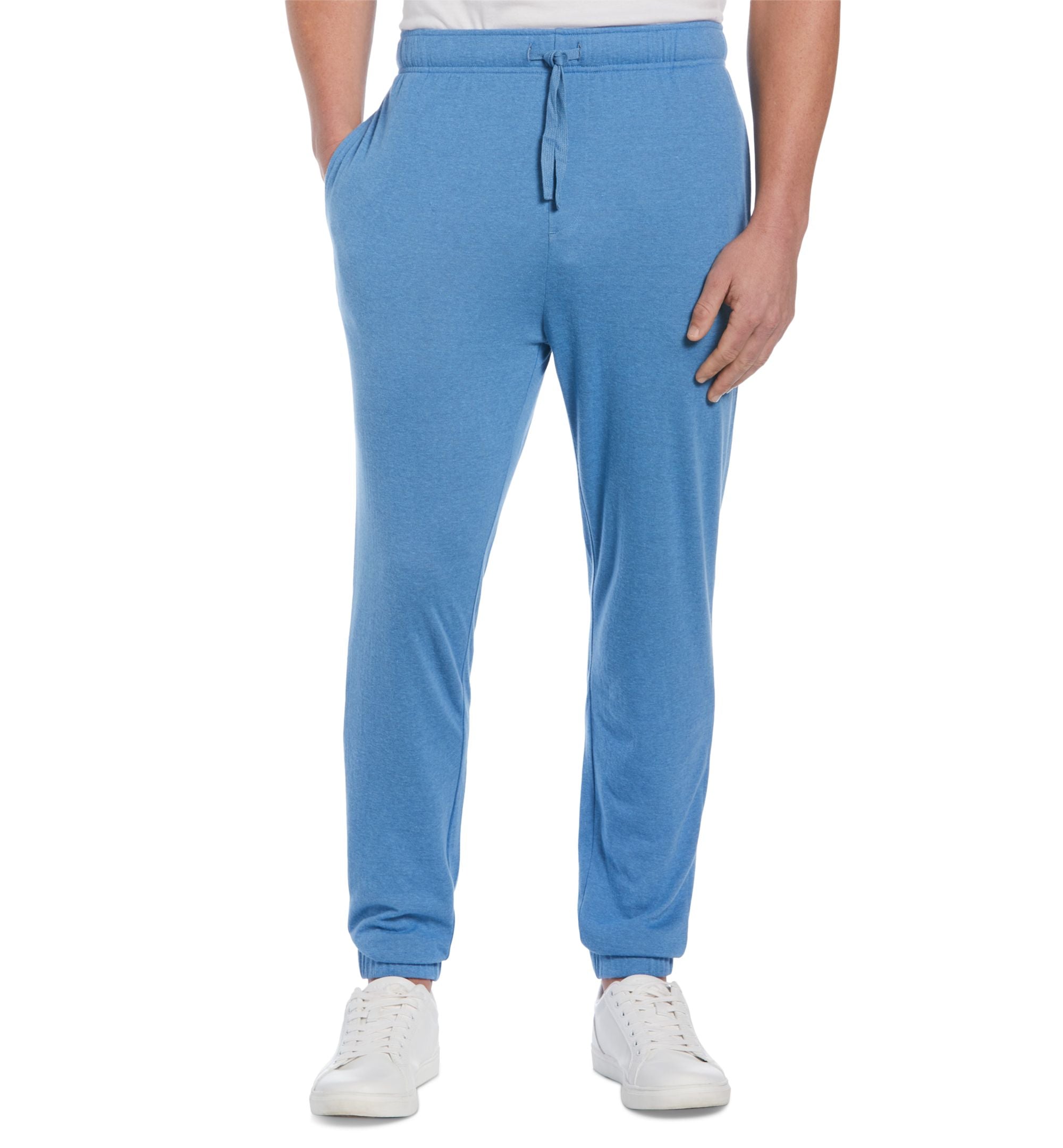 Cubavera Mens Solid Double Knit Jogger Pants