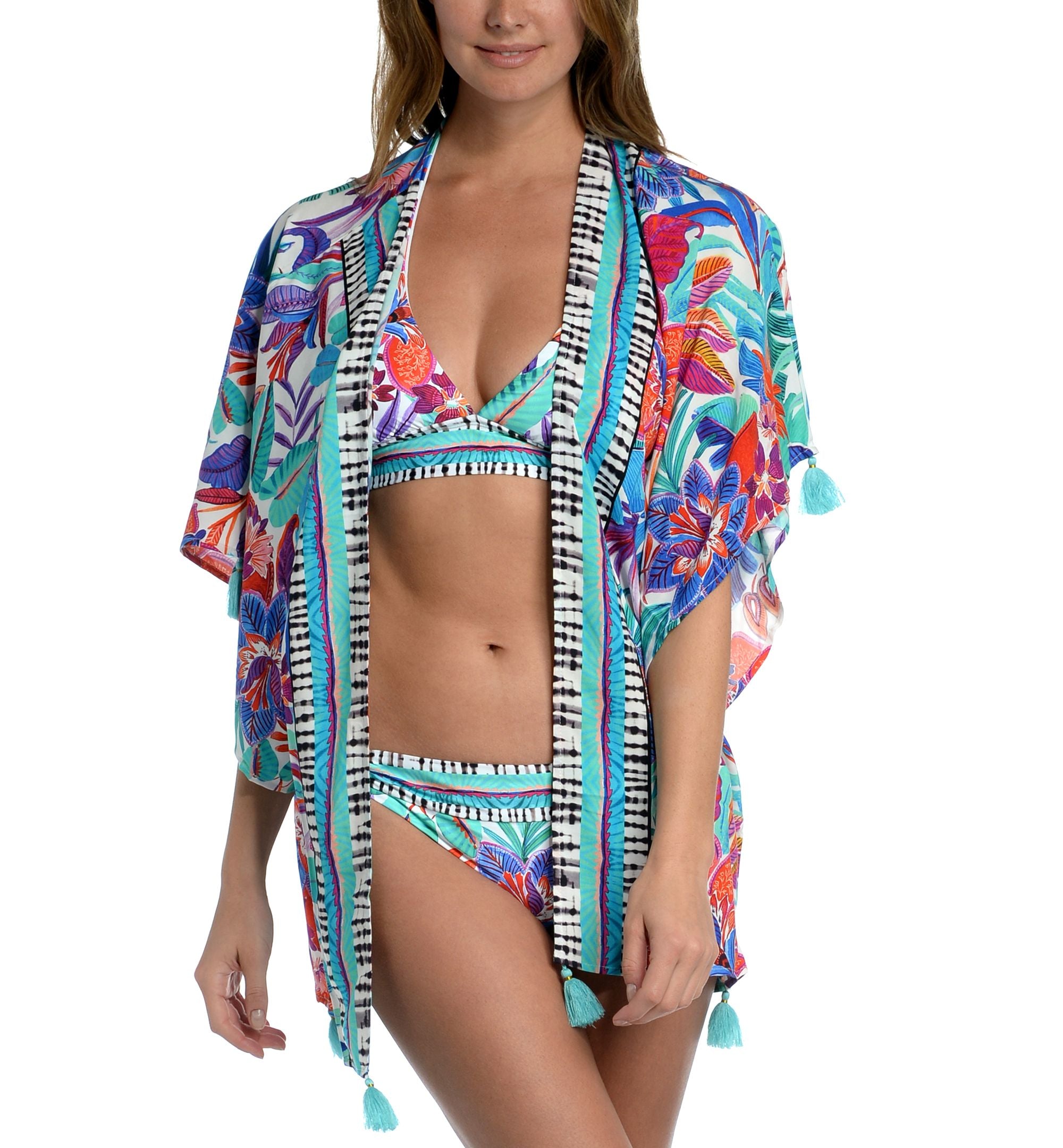 Women's Tropics Kimono Cover-Up