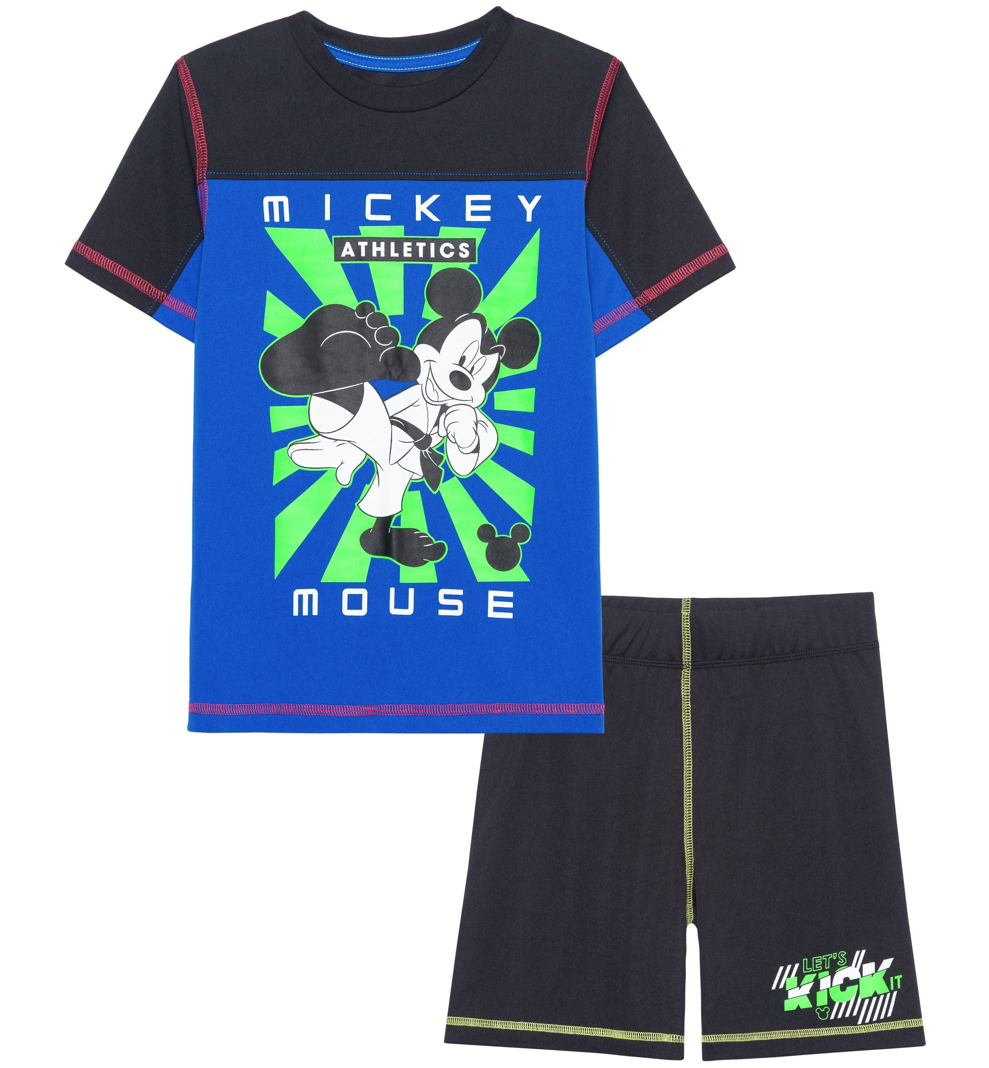 Toddler Boys Karate Mickey Active 2 Piece Set
