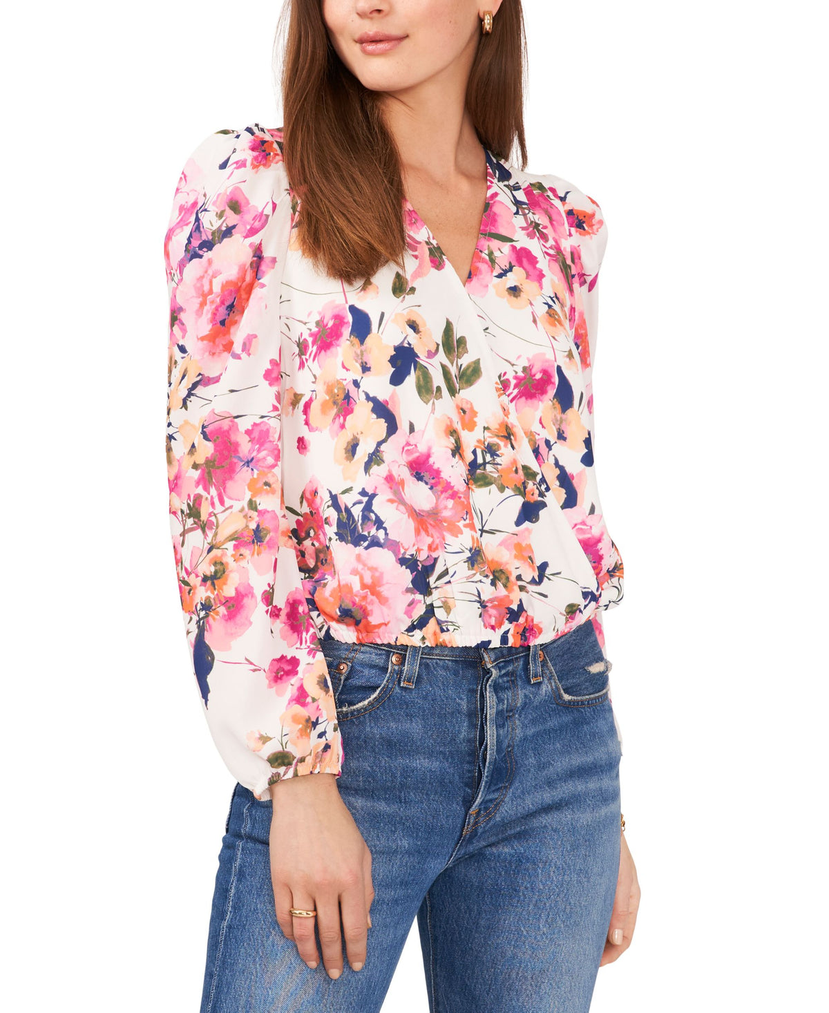 Sam Jess Petite Puff Sleeve Top