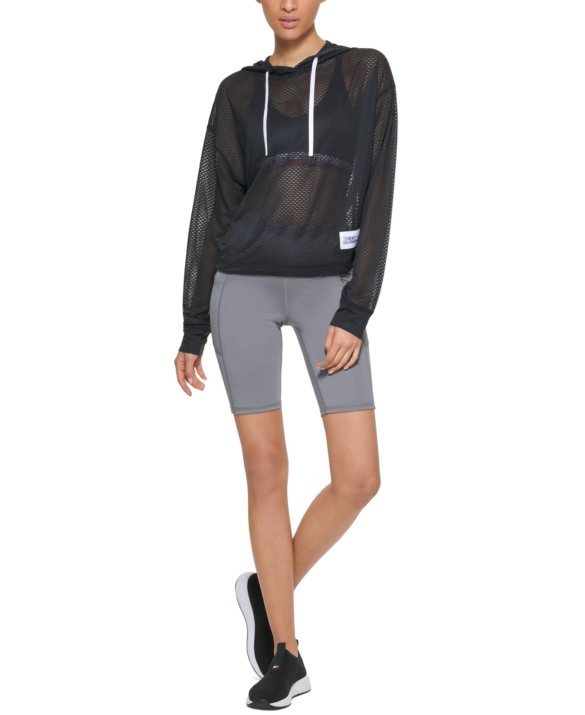 Tommy Hilfiger Sport Womens Mesh Hoodie