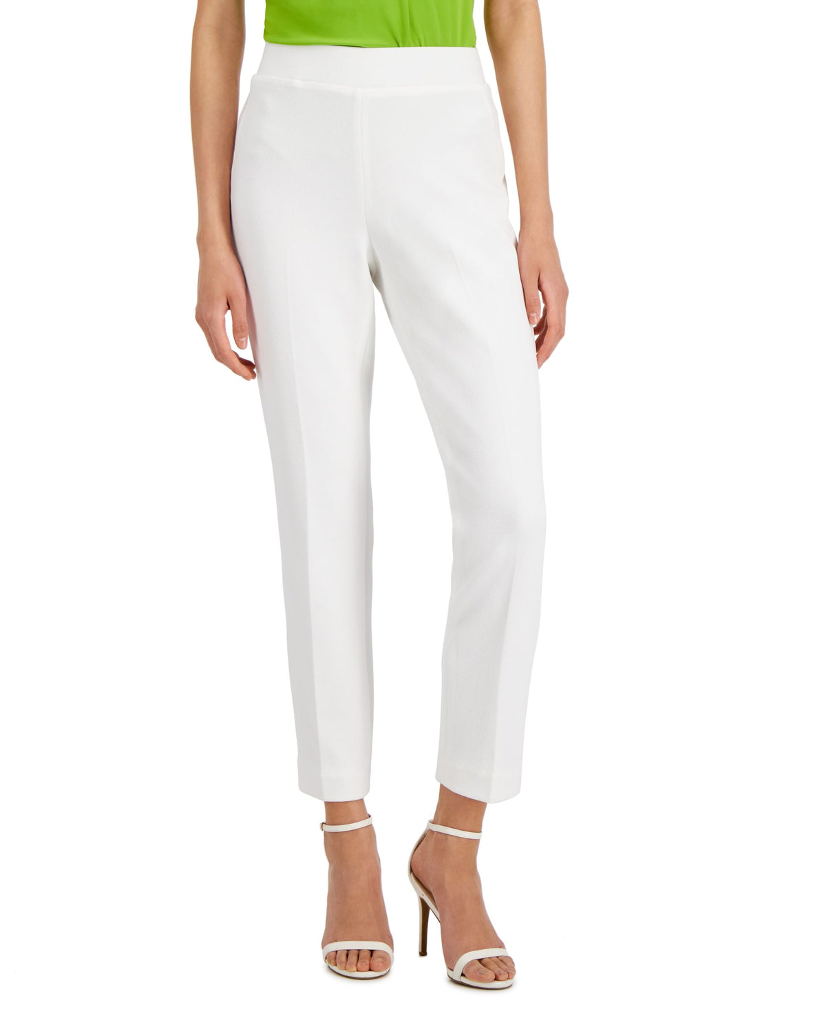 Kasper Womens Pull On Slim Fit Pants