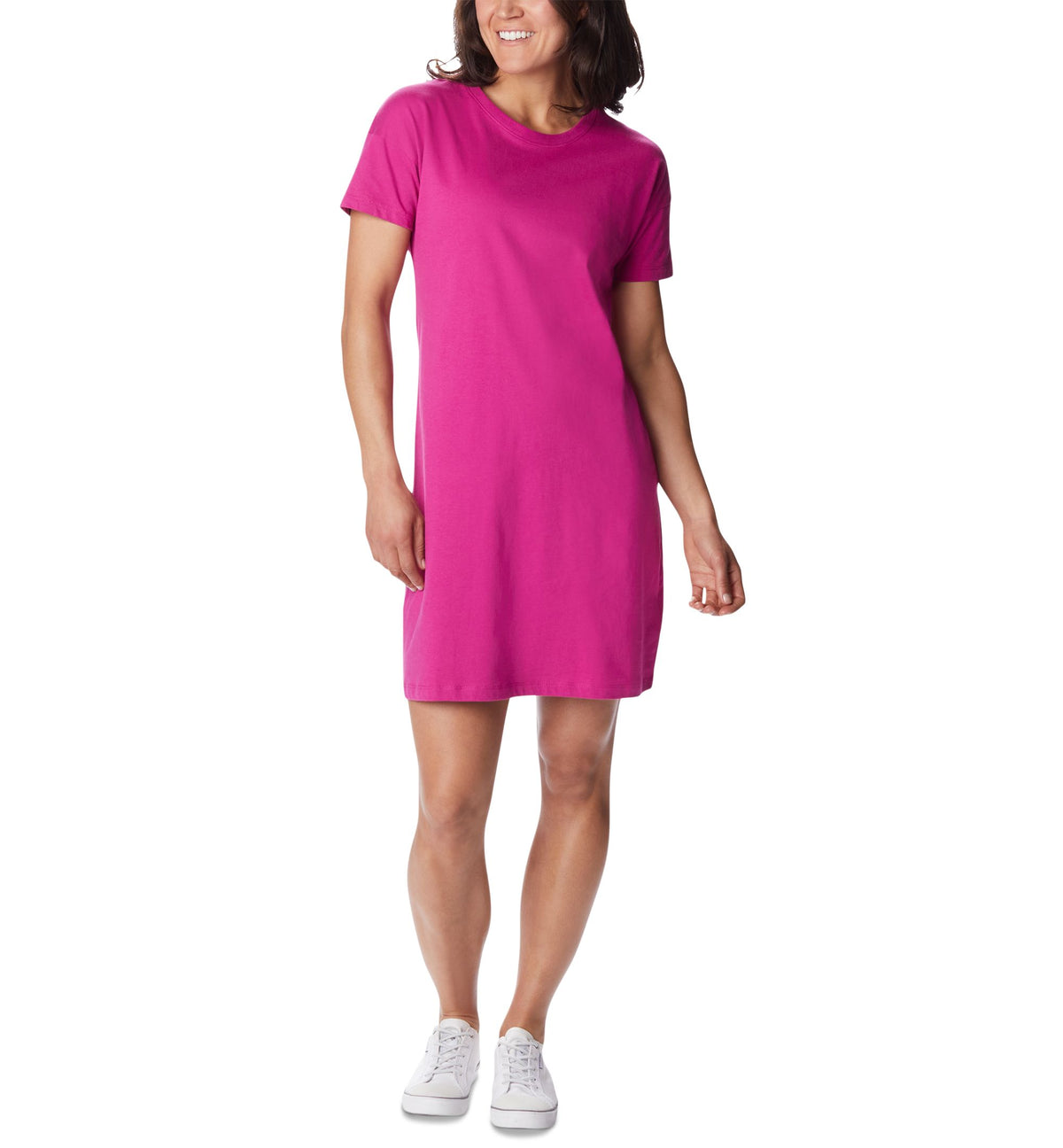 Columbia Womens Park Cotton T-Shirt Dress