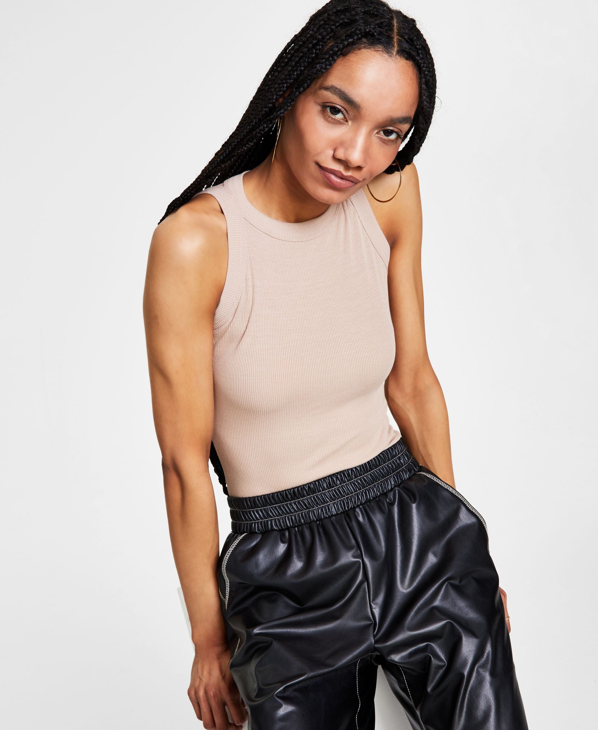 Lna Womens Dylan Tank Bodysuit