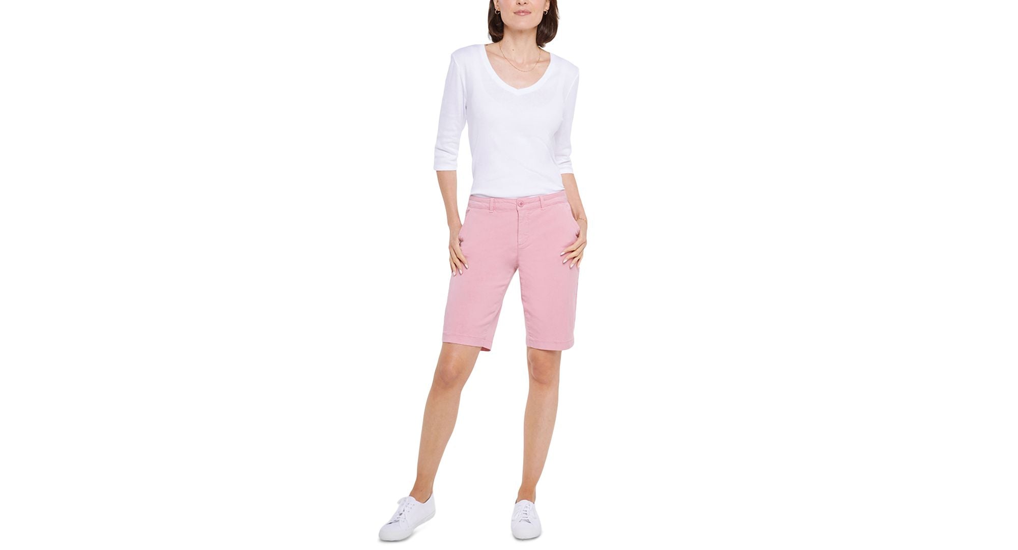 NYDJ Bermuda Shorts in Feather