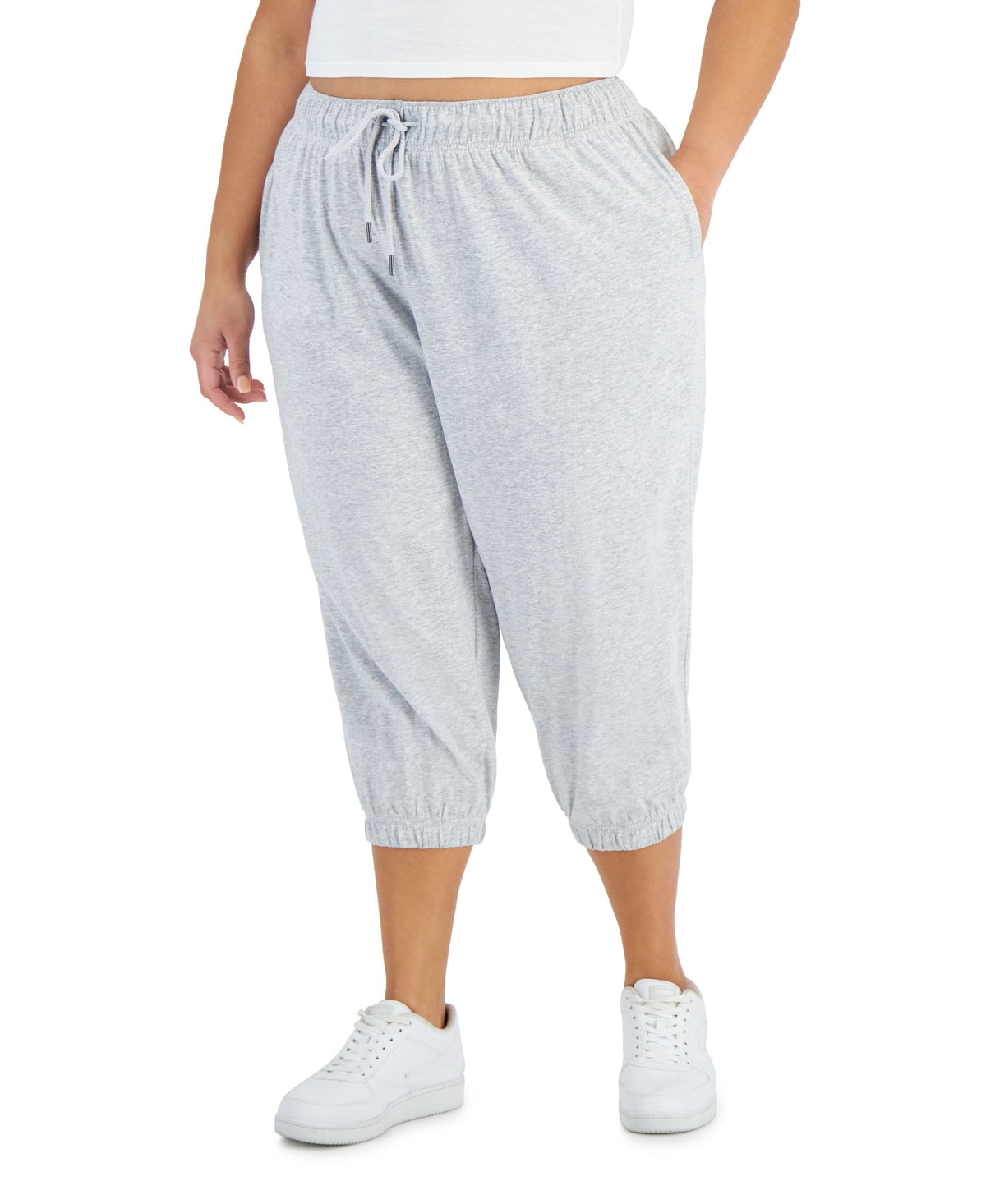 ID Ideology Performance Plus Size Cropped Jogger Pants