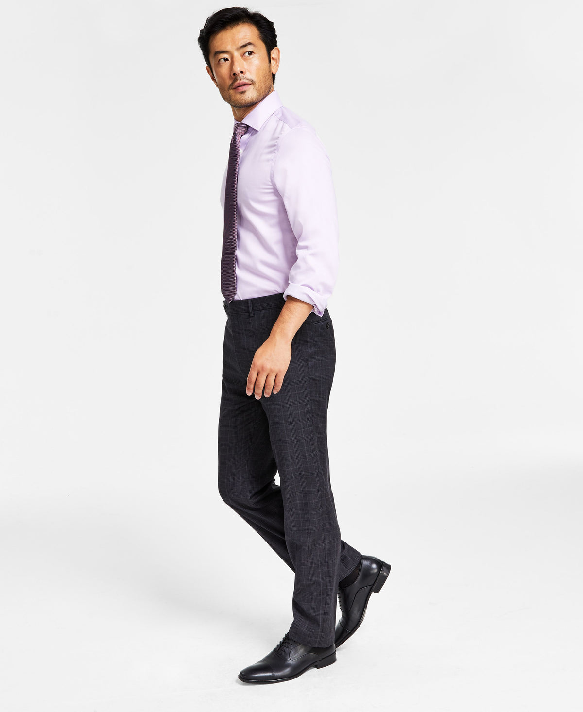 Men's UltraFlex Classic-Fit Wool Suit Pants