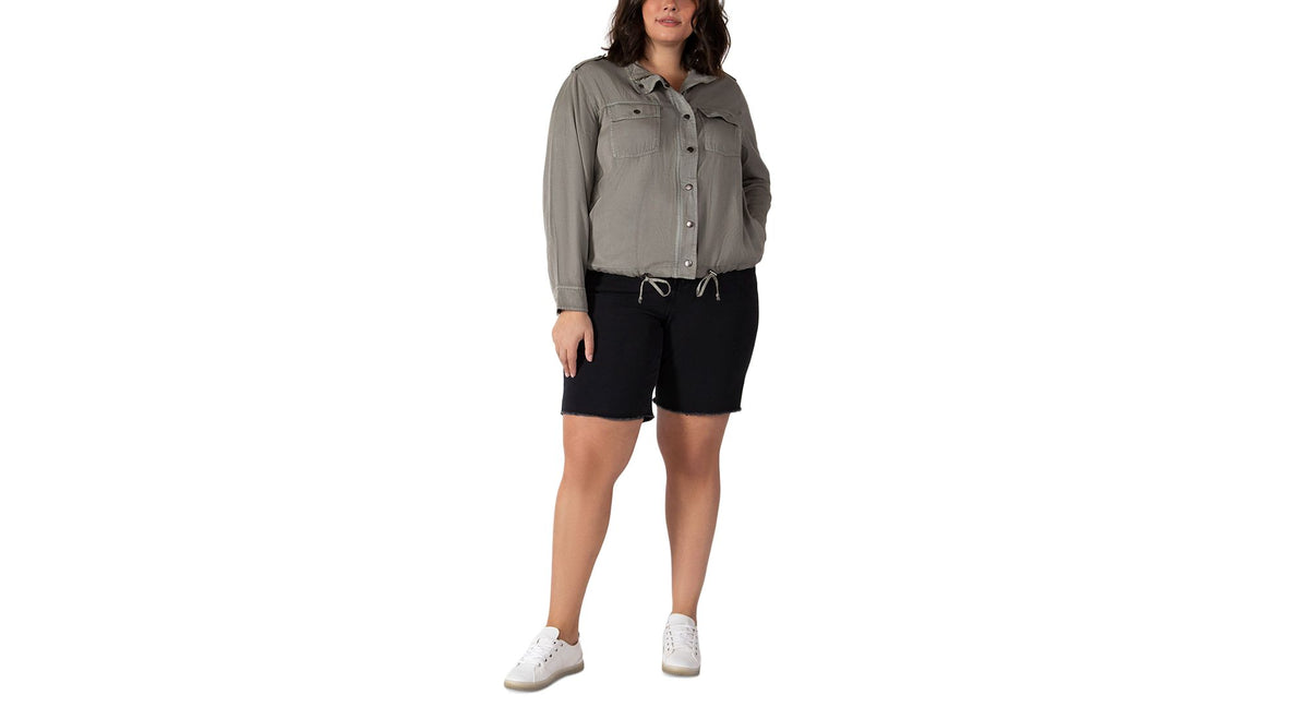 Black Tape Trendy Plus Anorak Jacket