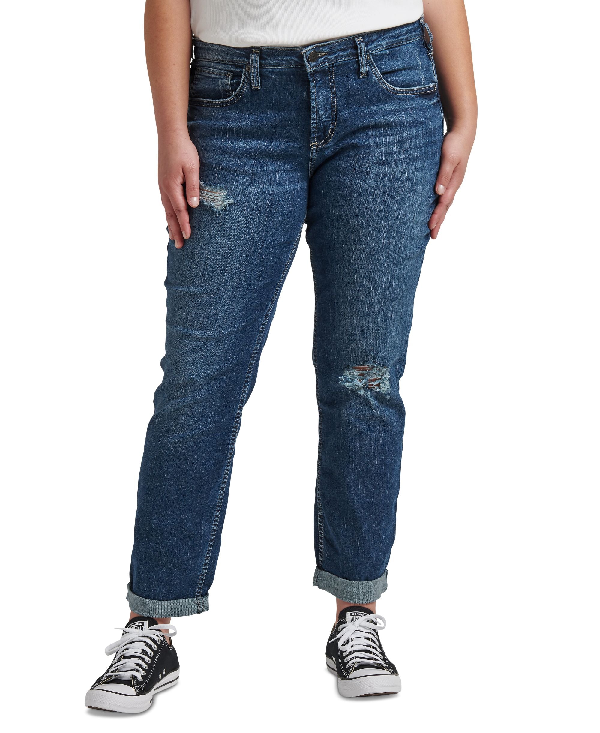Plus Size The Curvy Boyfriend Jeans