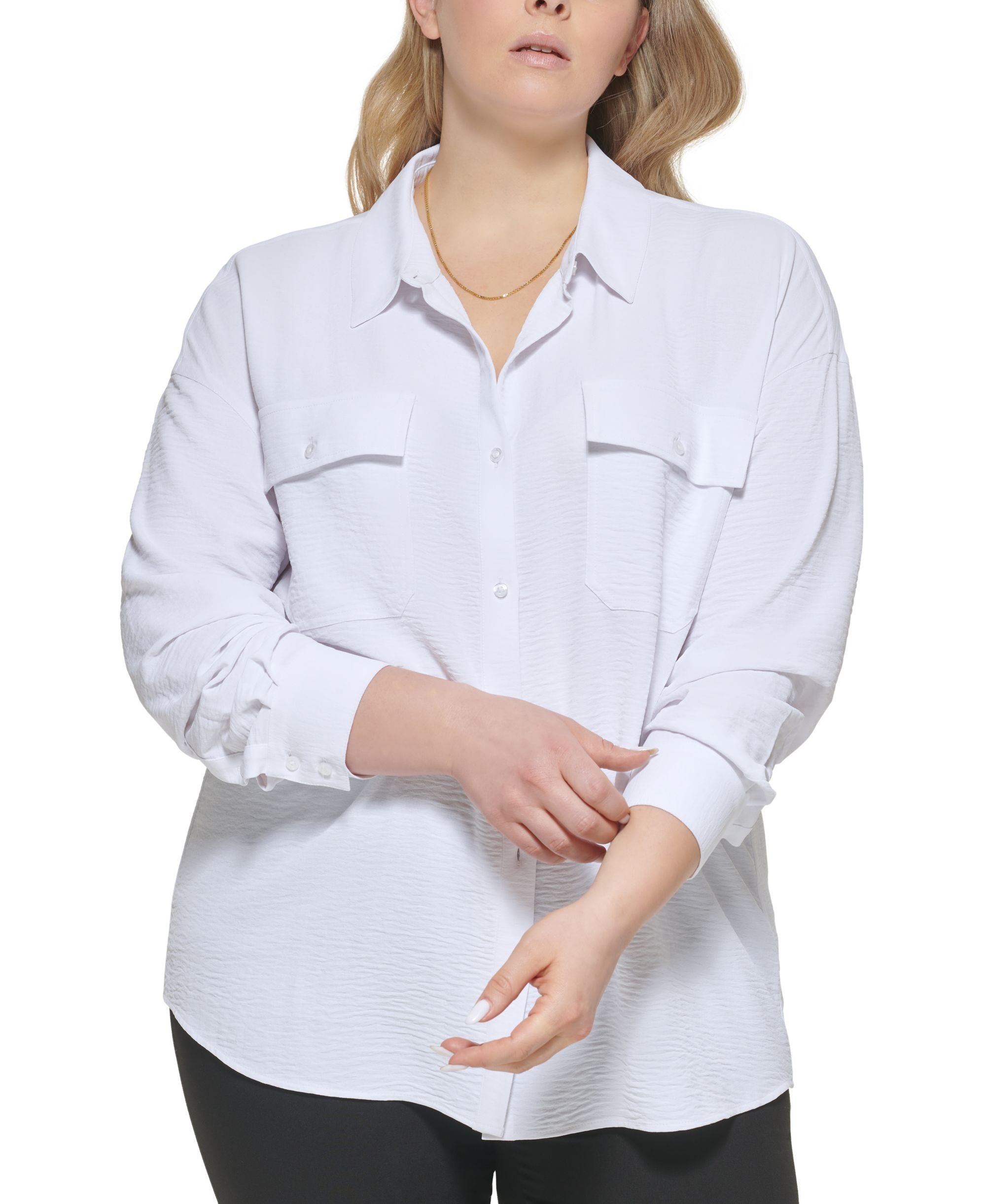 Calvin Klein Plus Size Airflow Shirt