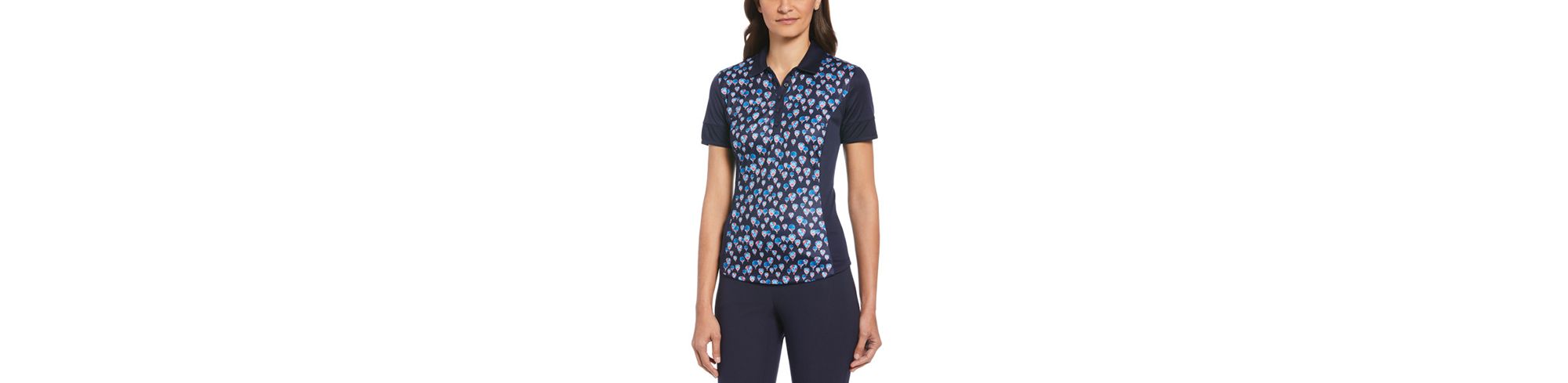 Pga Tour Womens Balloon Print Polo Shirt