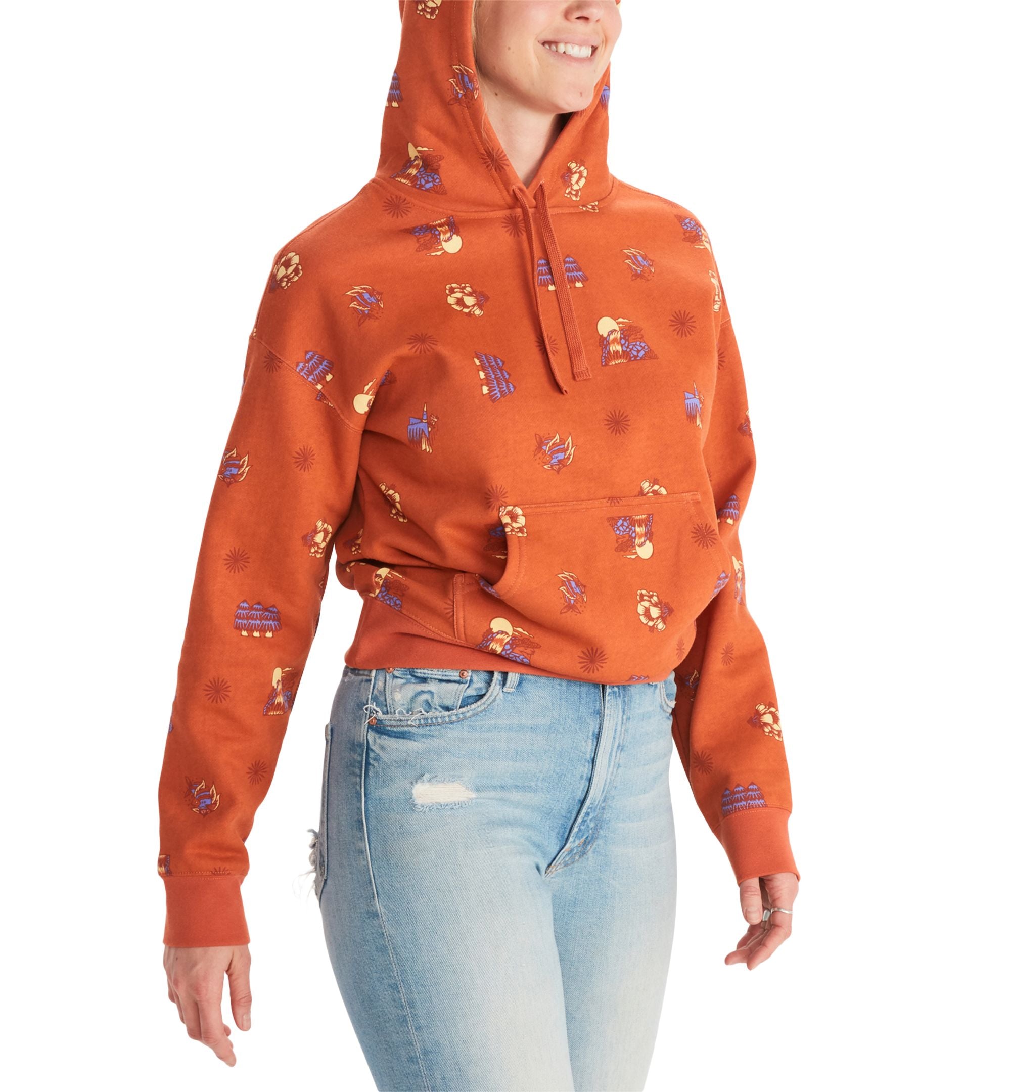 Marmot Womens Printed Dj Javier Hoodie