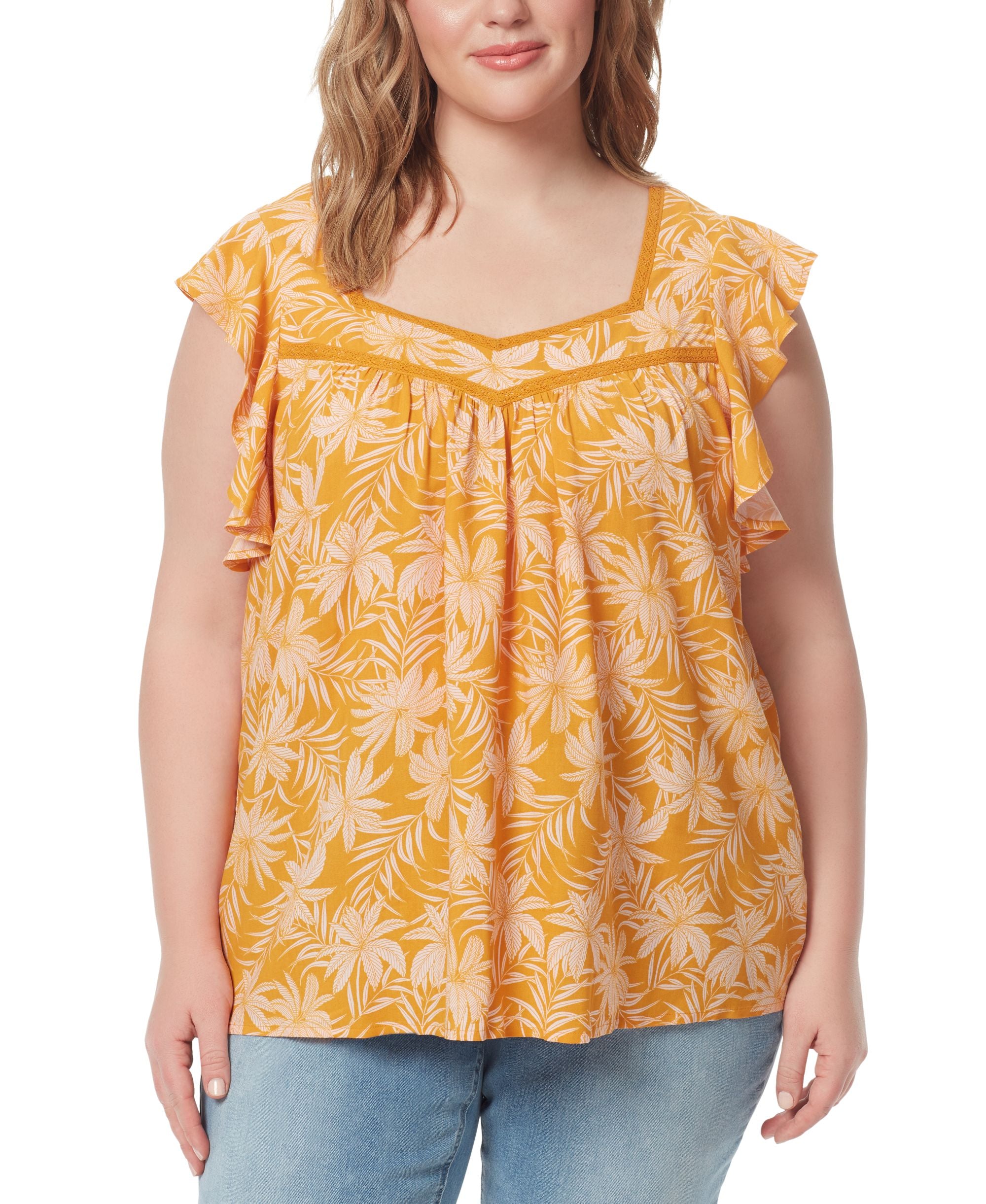 Jessica Simpson Trendy Plus Lauryn Sweetheart Top