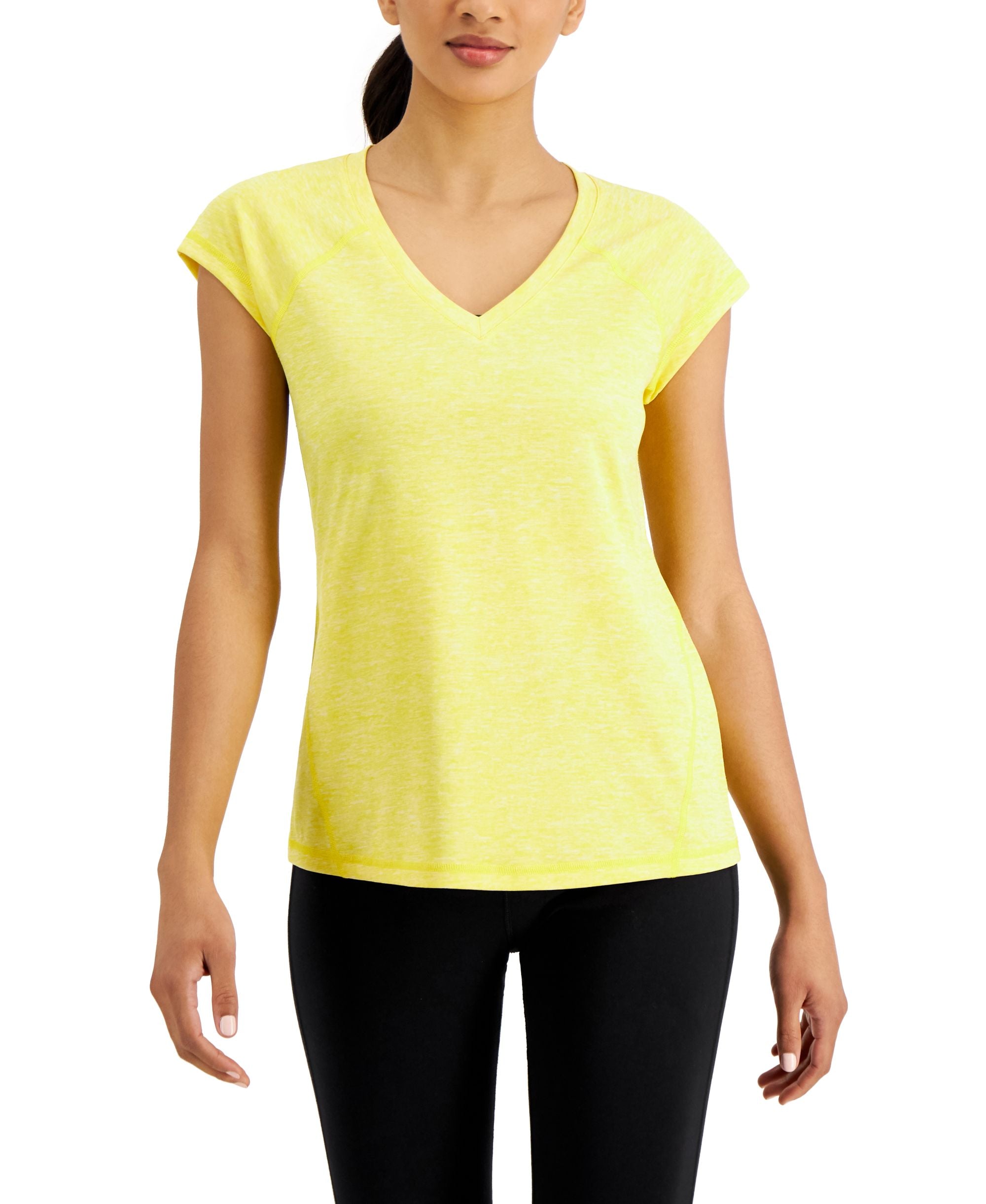 ID Ideology Womens Essentials Rapidry Heathered Performance T-Shirt