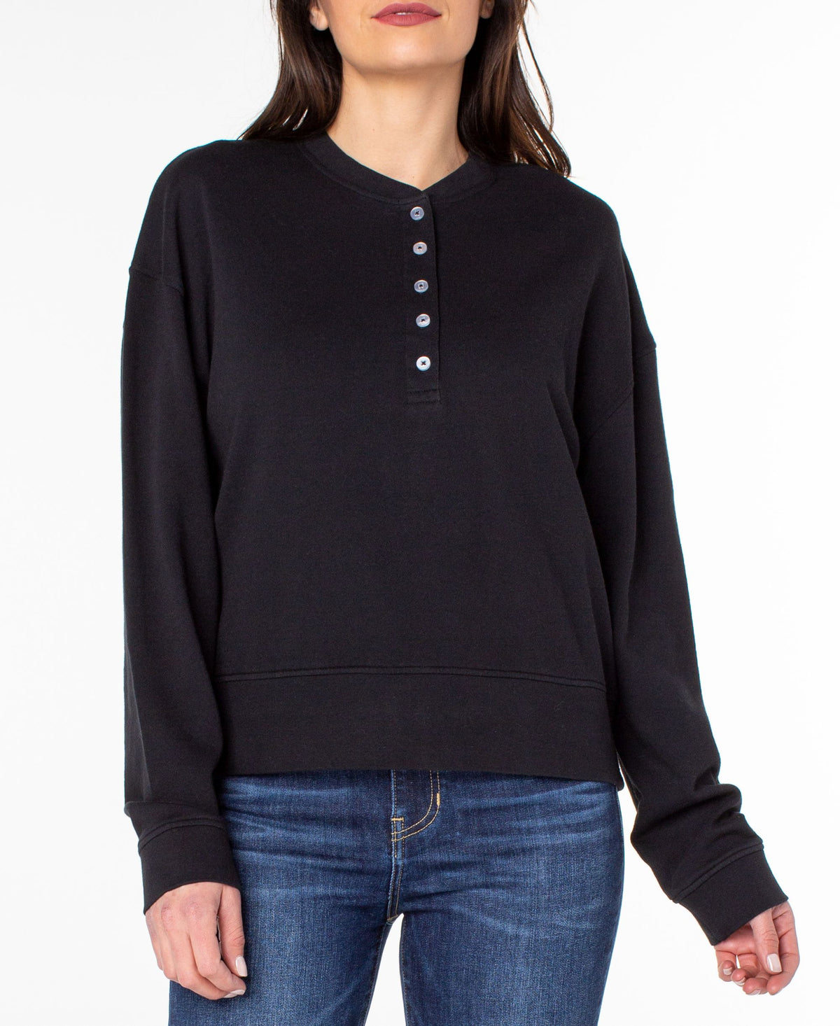 Earnest Sewn French Terry Henley Top