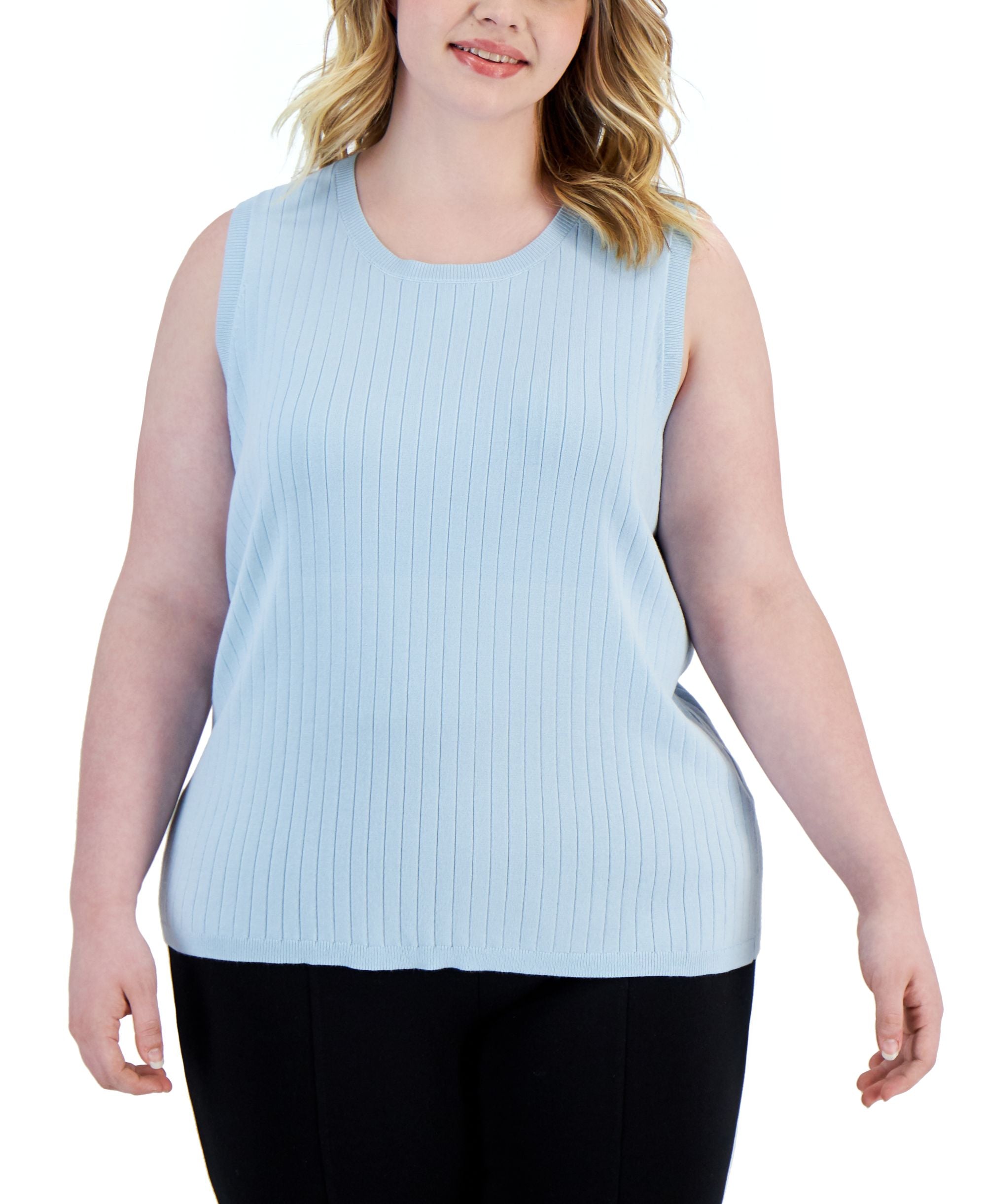 Calvin Klein Plus Size Sweater Shell