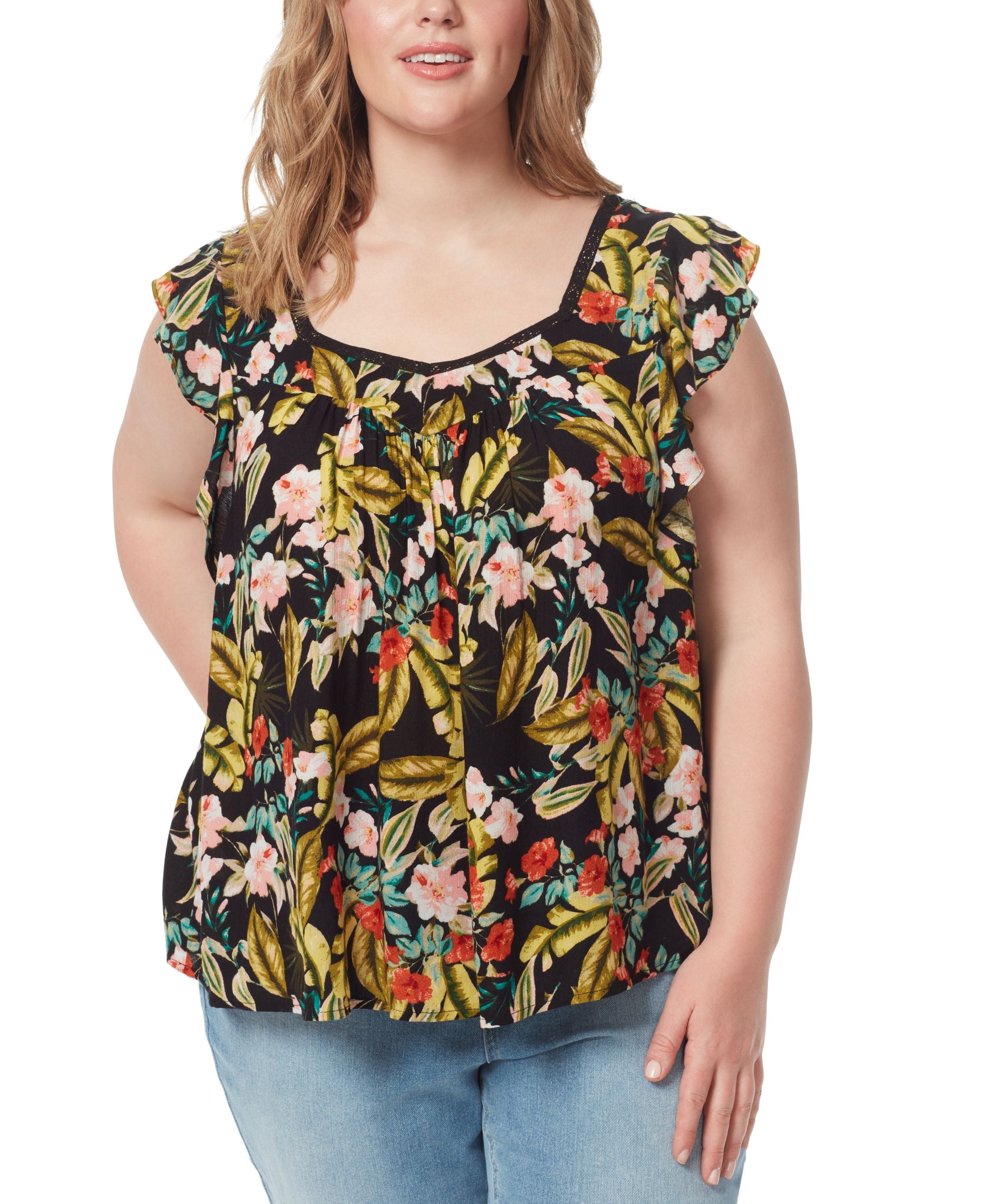 Jessica Simpson Trendy Plus Lauryn Sweetheart Top