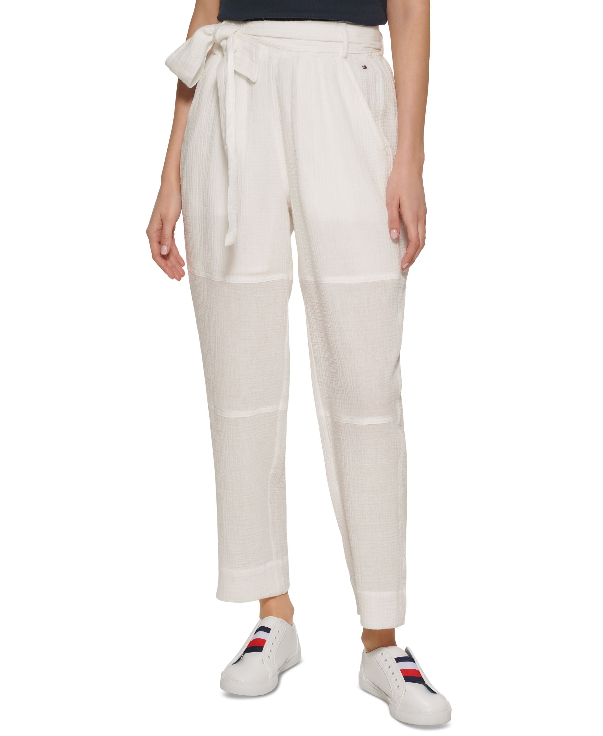 Tommy Hilfiger Belted Pull On Pants