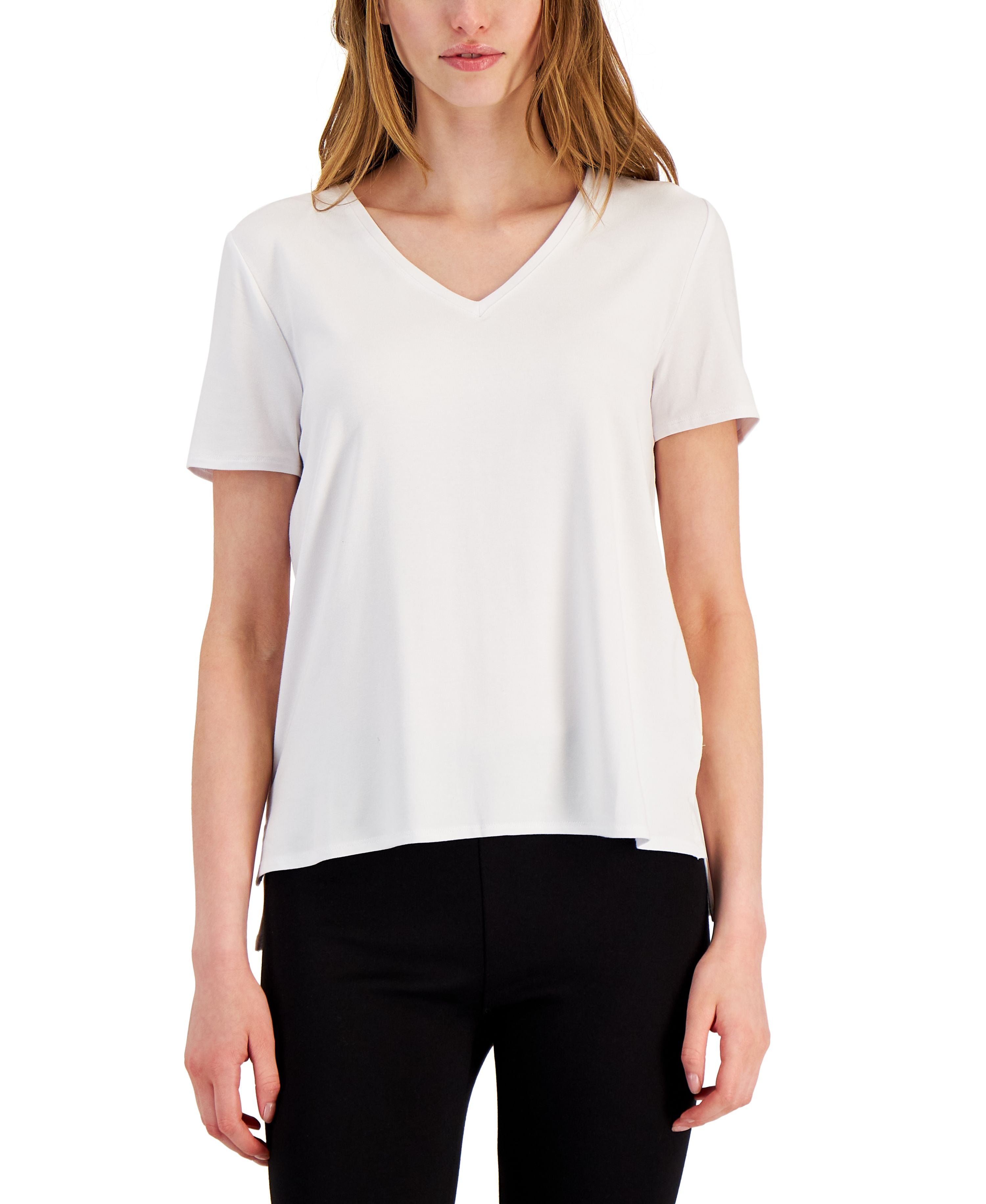 Women's Printed V-Neck T-Shirt