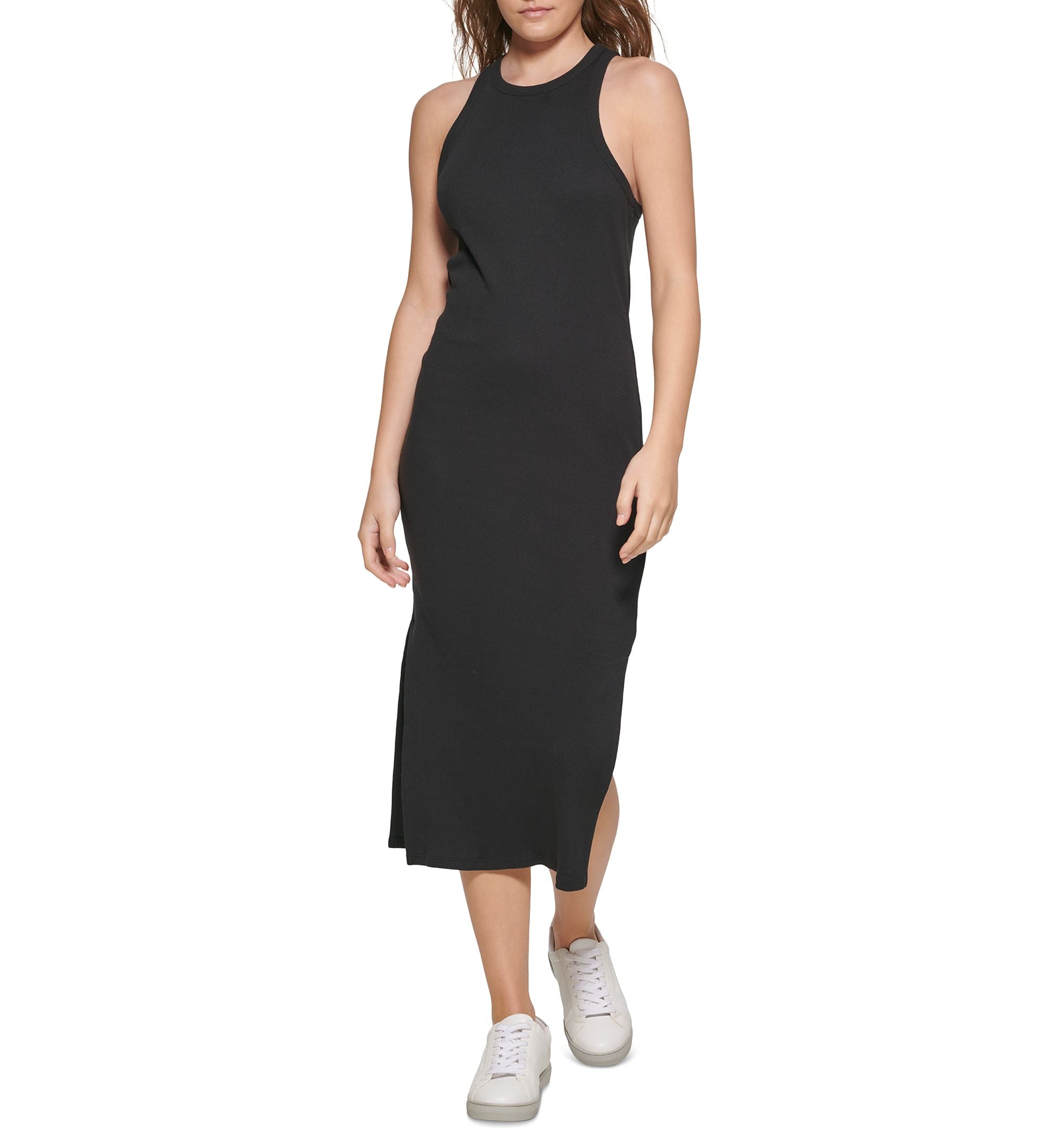 Calvin Klein Jeans Petite Cotton Racerback Tank Dress