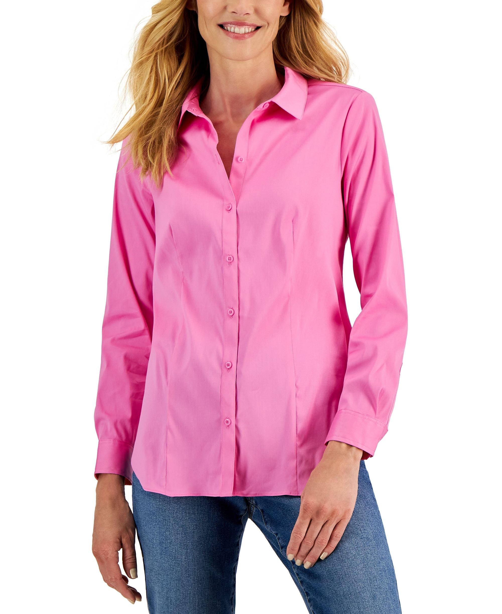 Charter Club Classic Button Front Shirt