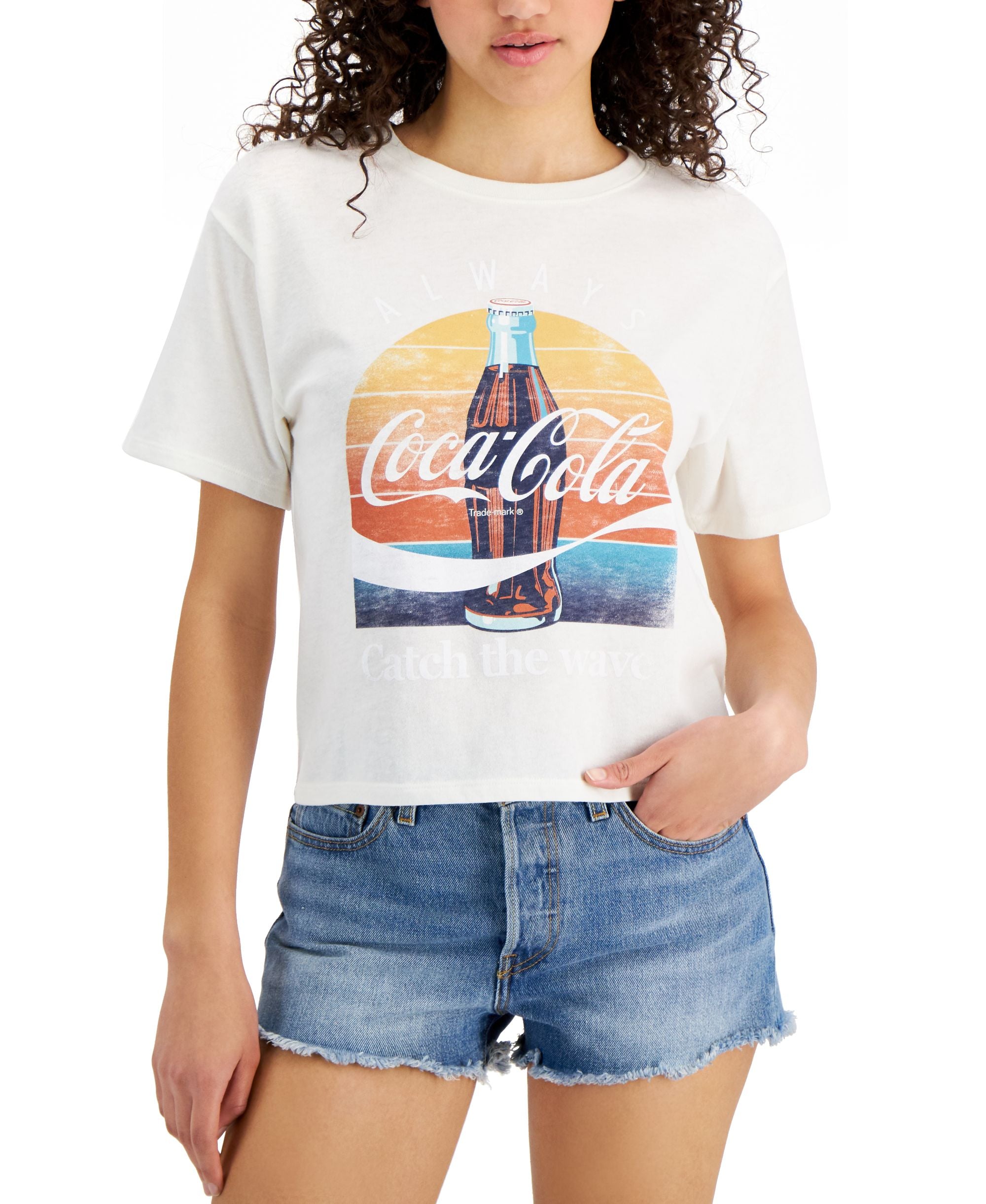 Love Tribe Juniors' Coca-Cola-Graphic T-Shirt