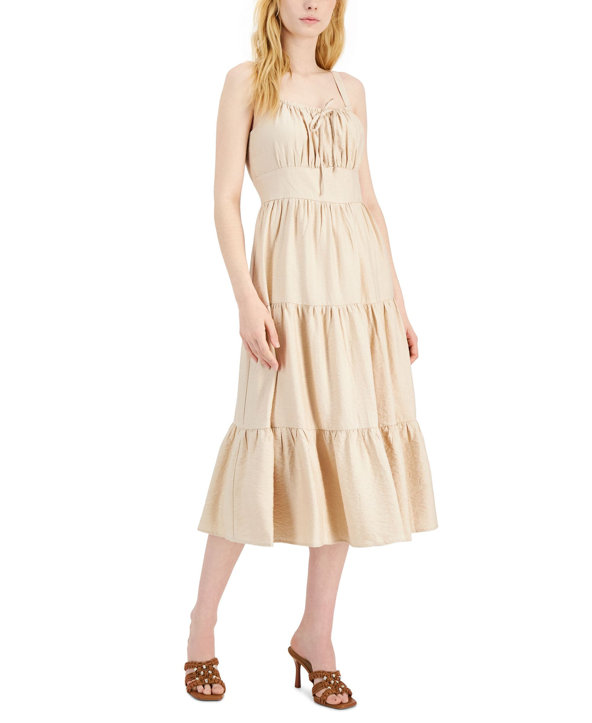 Women's Tiered Midi Dress