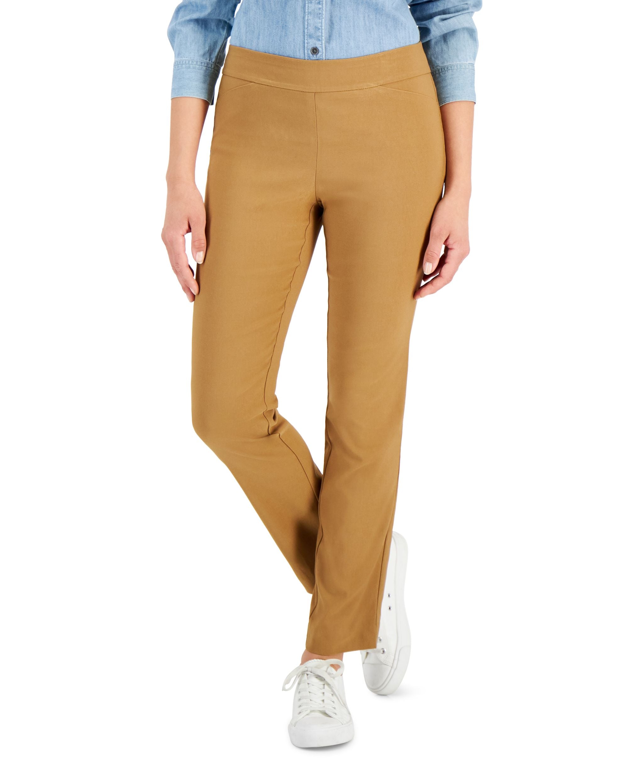 Charter Club Cambridge Skinny Pull-On Tummy-Control Pants