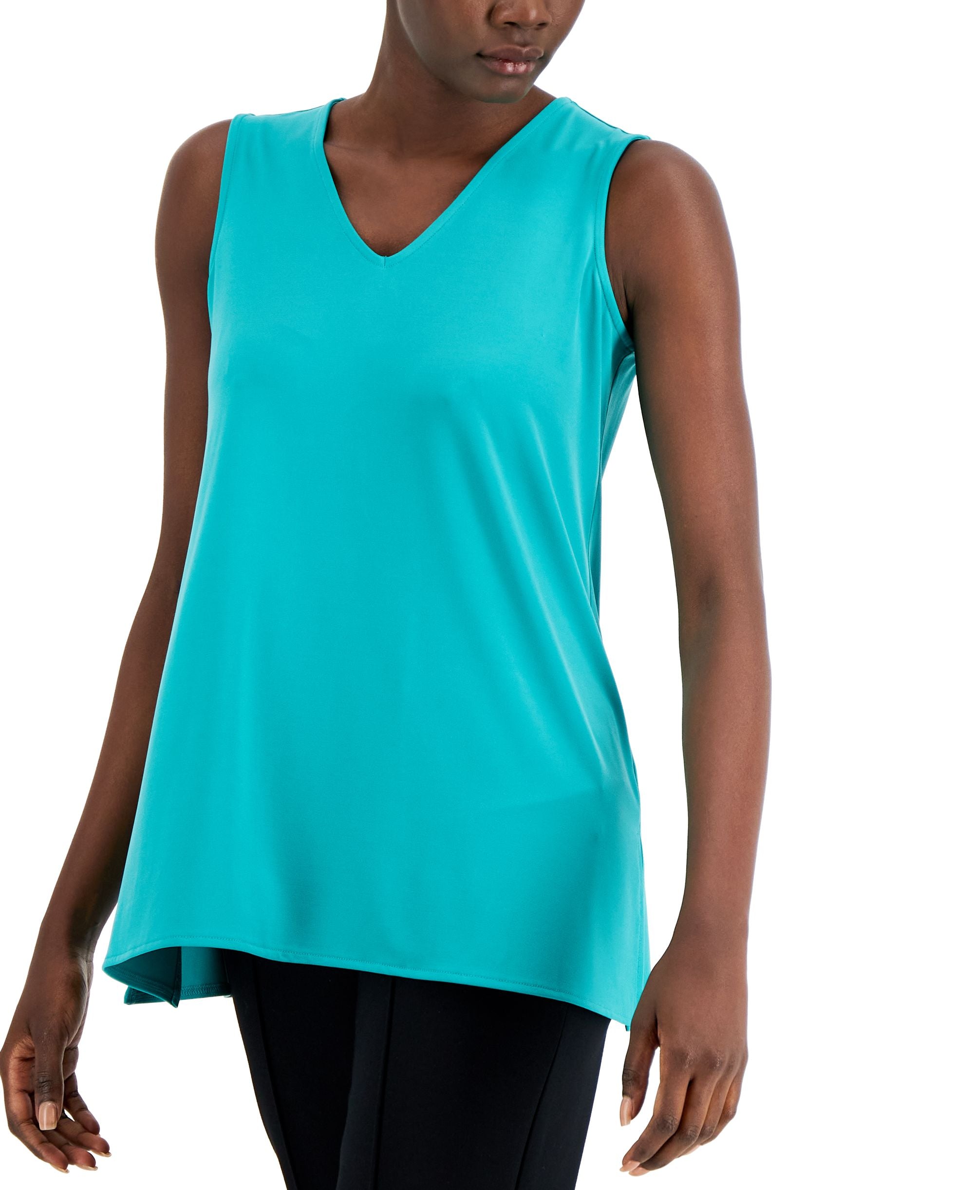 Alfani Womens V Neck Tunic