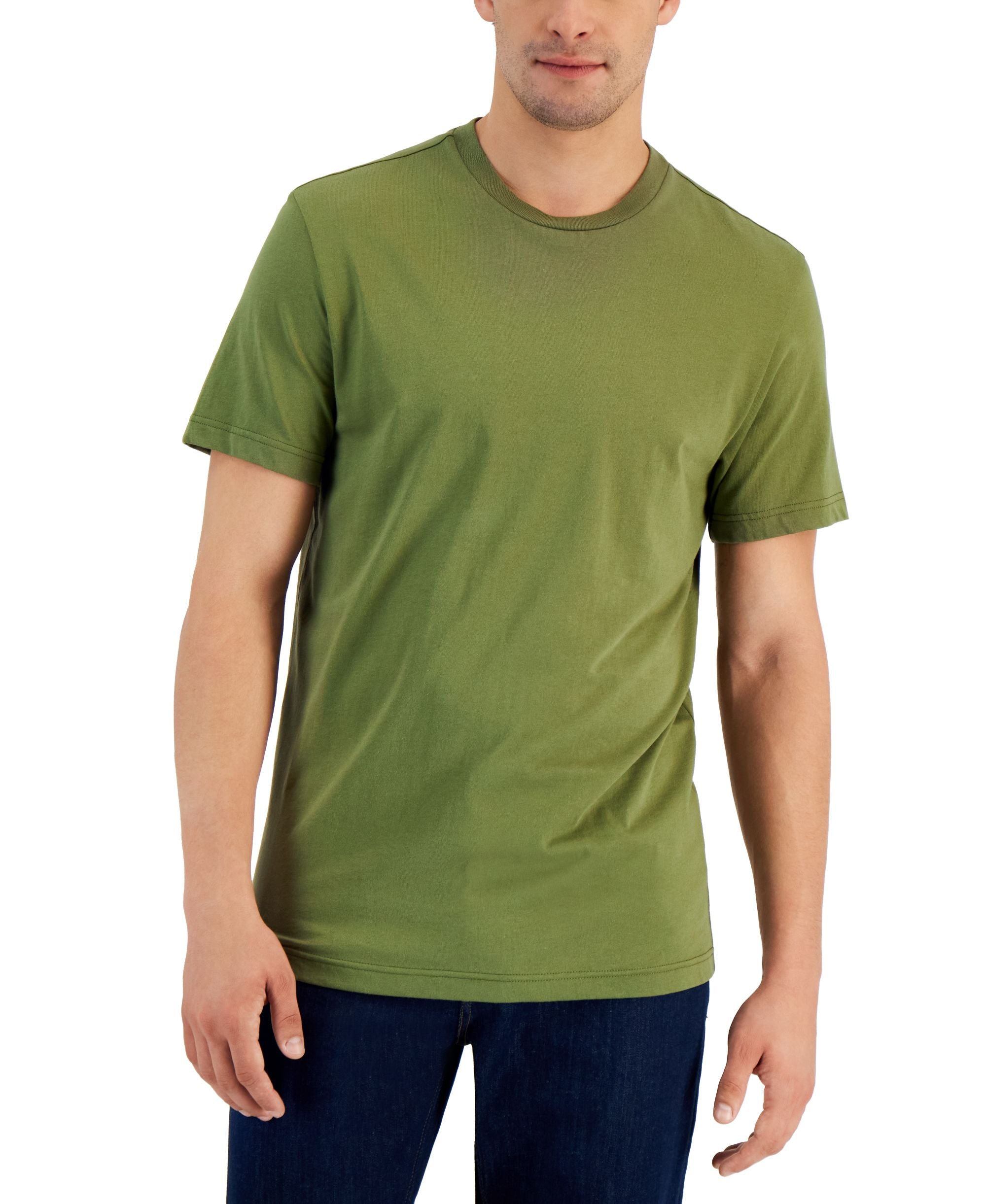 Club Room Mens Solid Crewneck T-Shirt