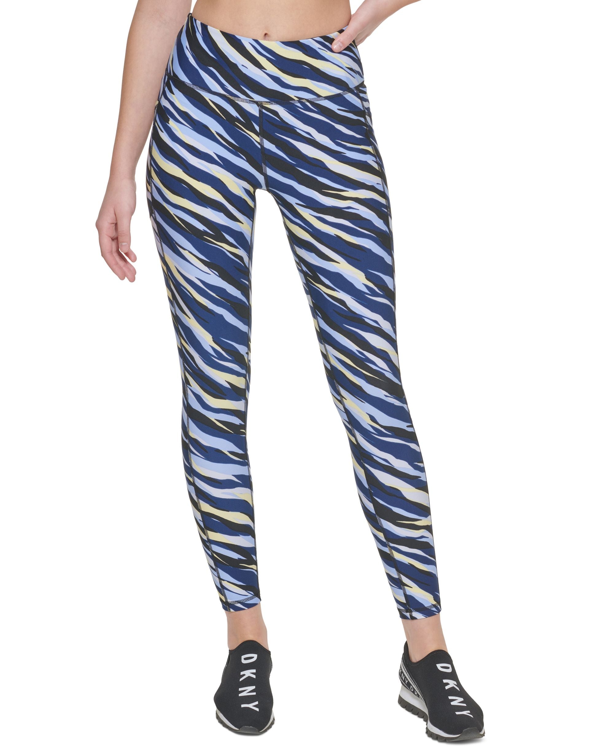 Printed High-Waist 7/8 Leggings