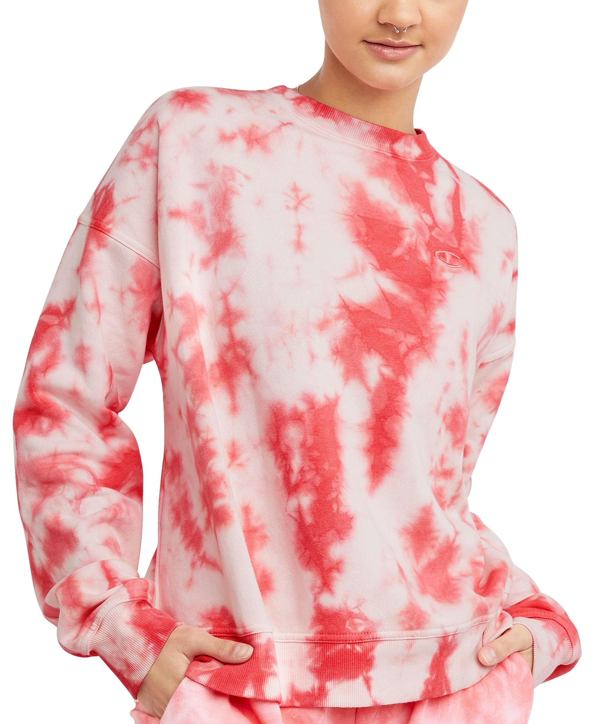 Champion Womens Dip Dyed Sweatshirt