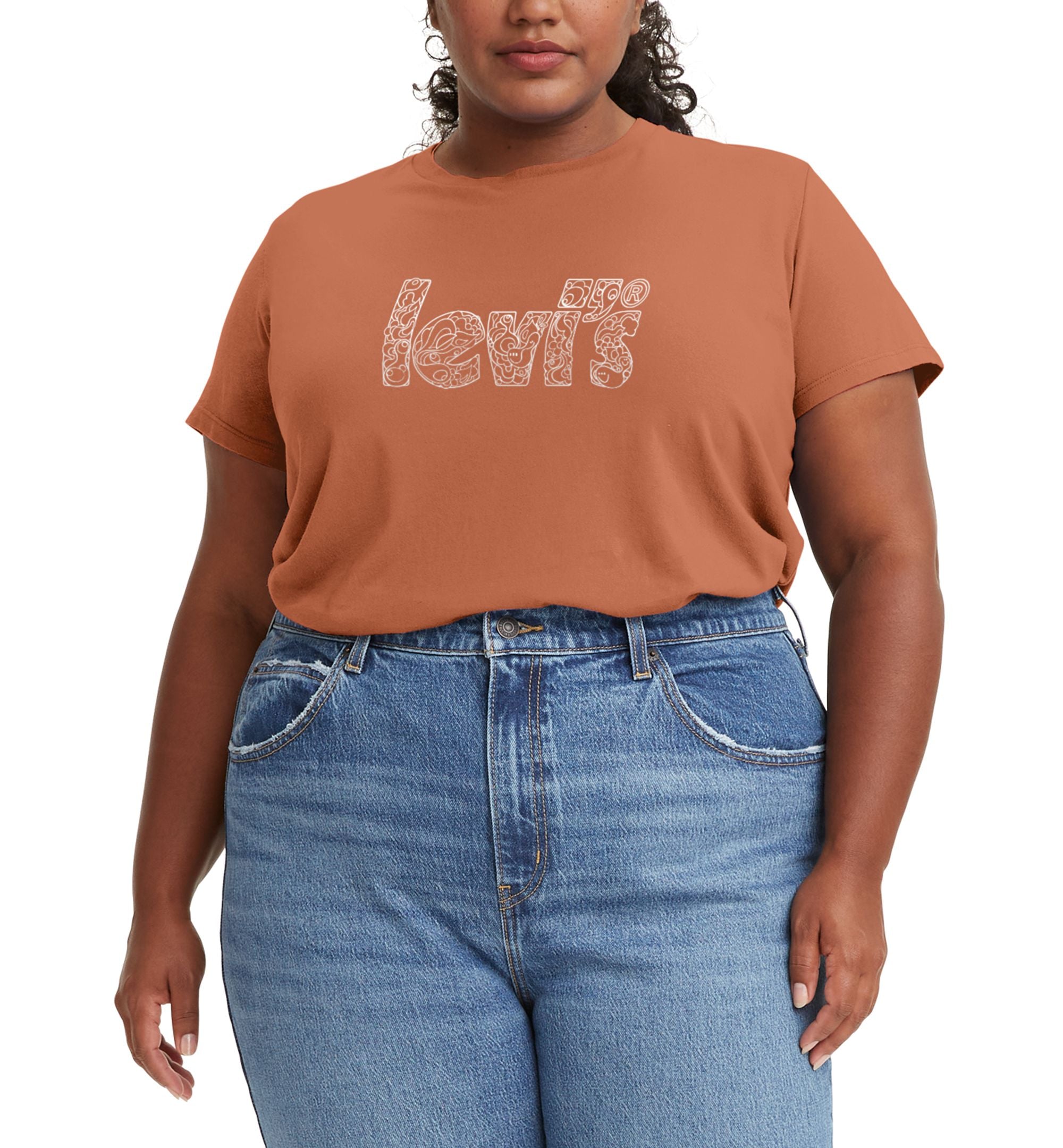 Levis Trendy Plus Size Logo Perfect T-Shirt