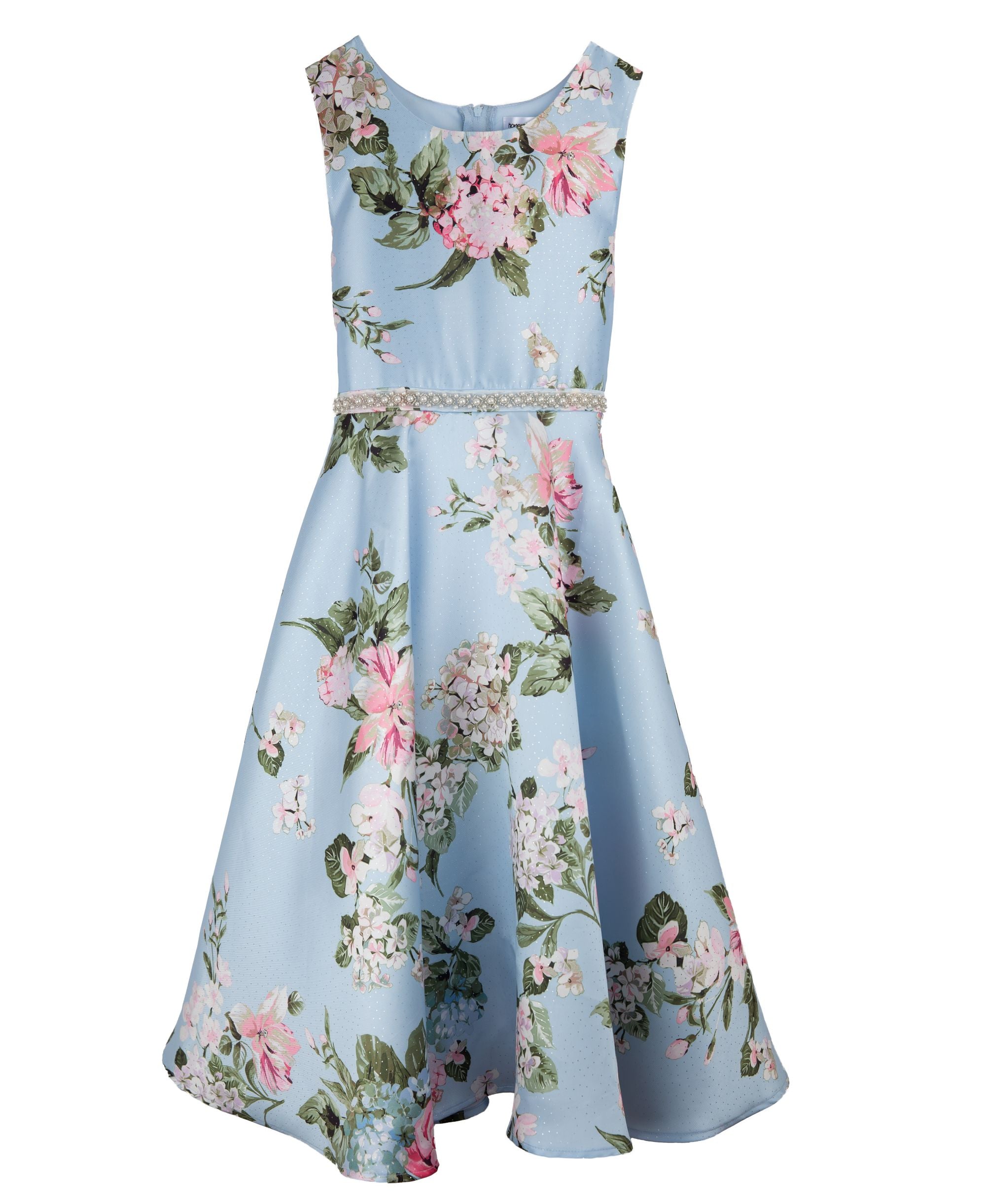 LNL Kids' Floral Fit & Flare Dress